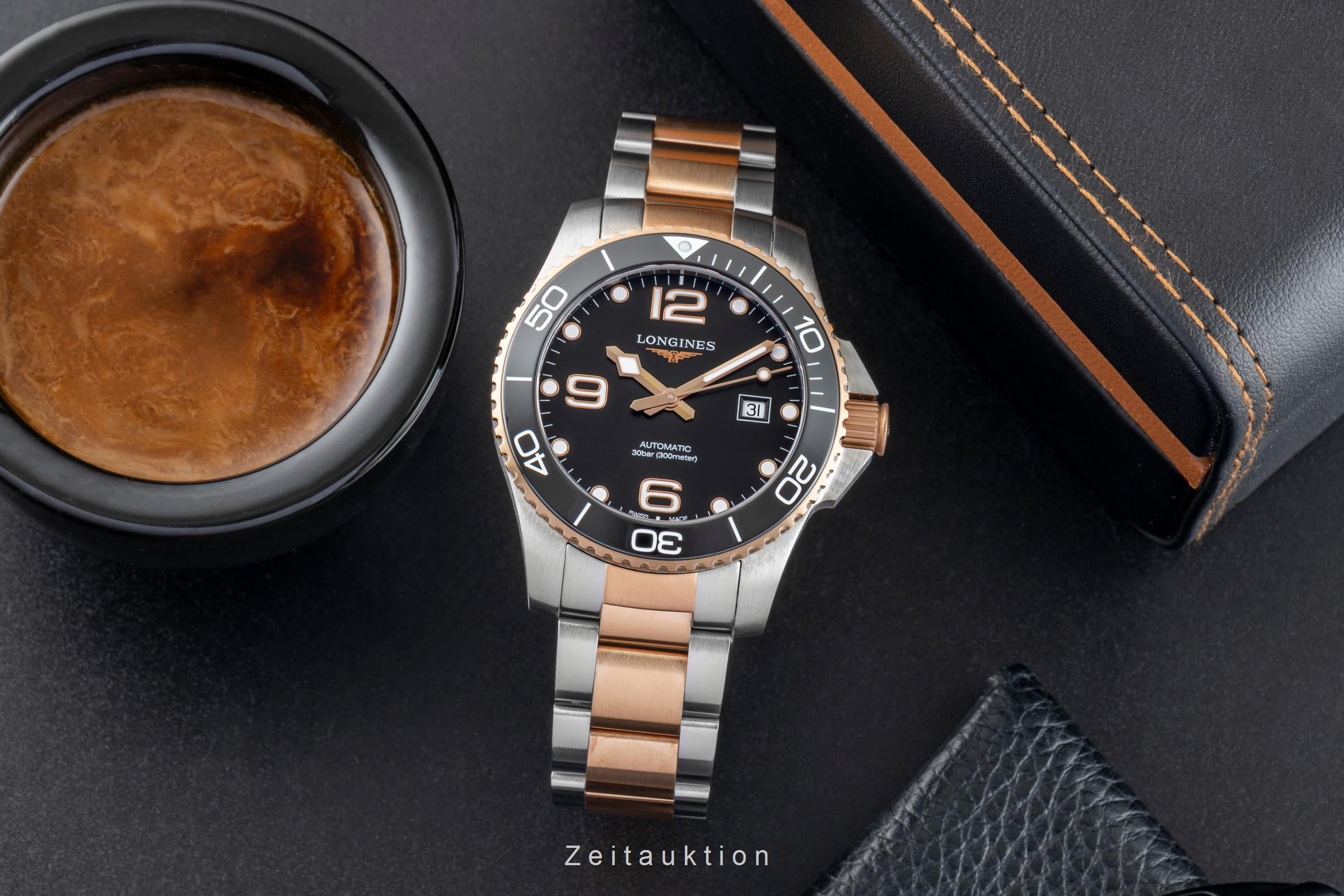 Longines Hydro Conquest acero automático reloj para caballeros L3.782.3.58.7 LP: 2200EUR  [2602087]