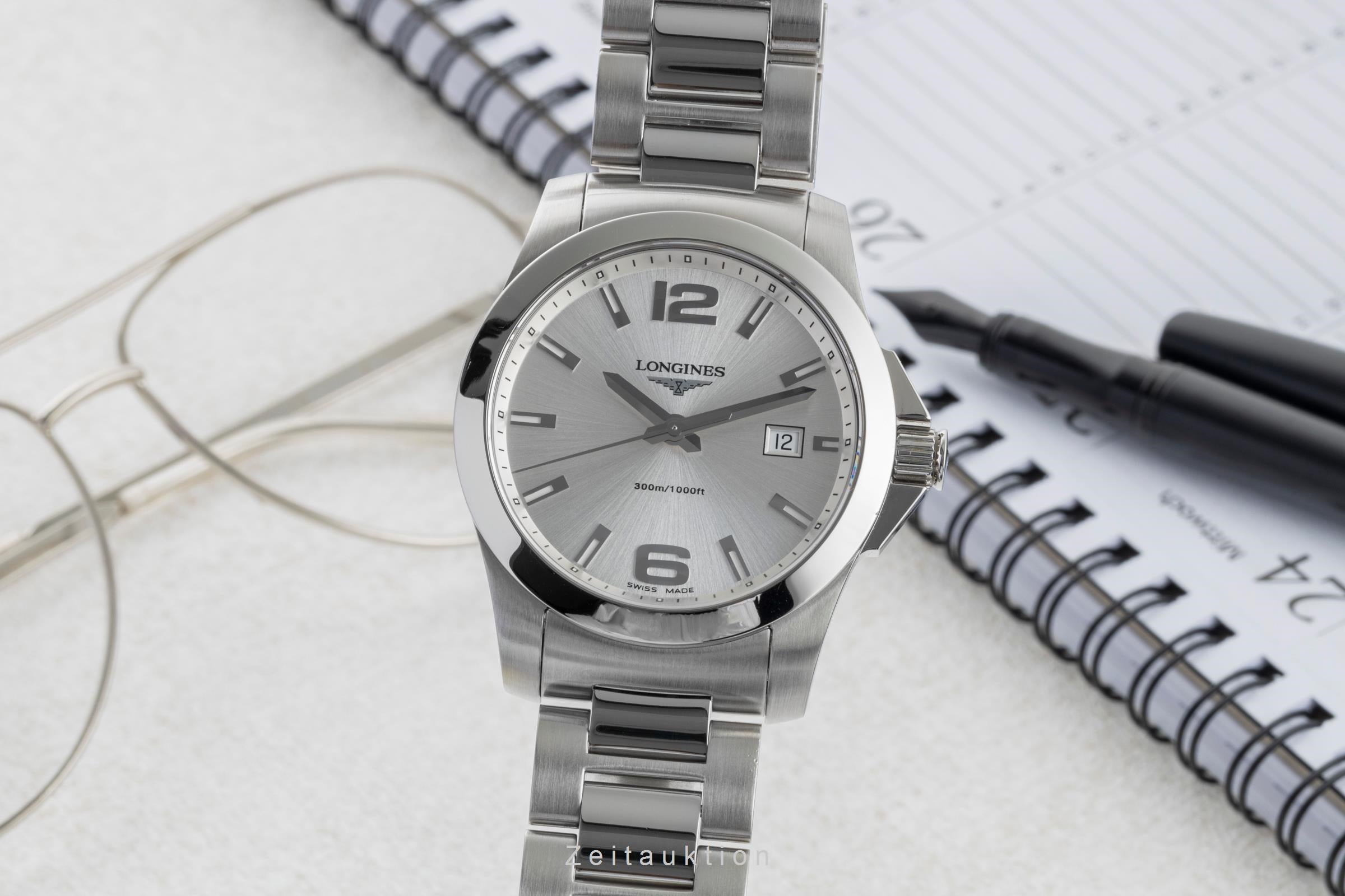 Longines Conquest acero cuarzo reloj para caballeros L3.659.4.76.6  [2602088]