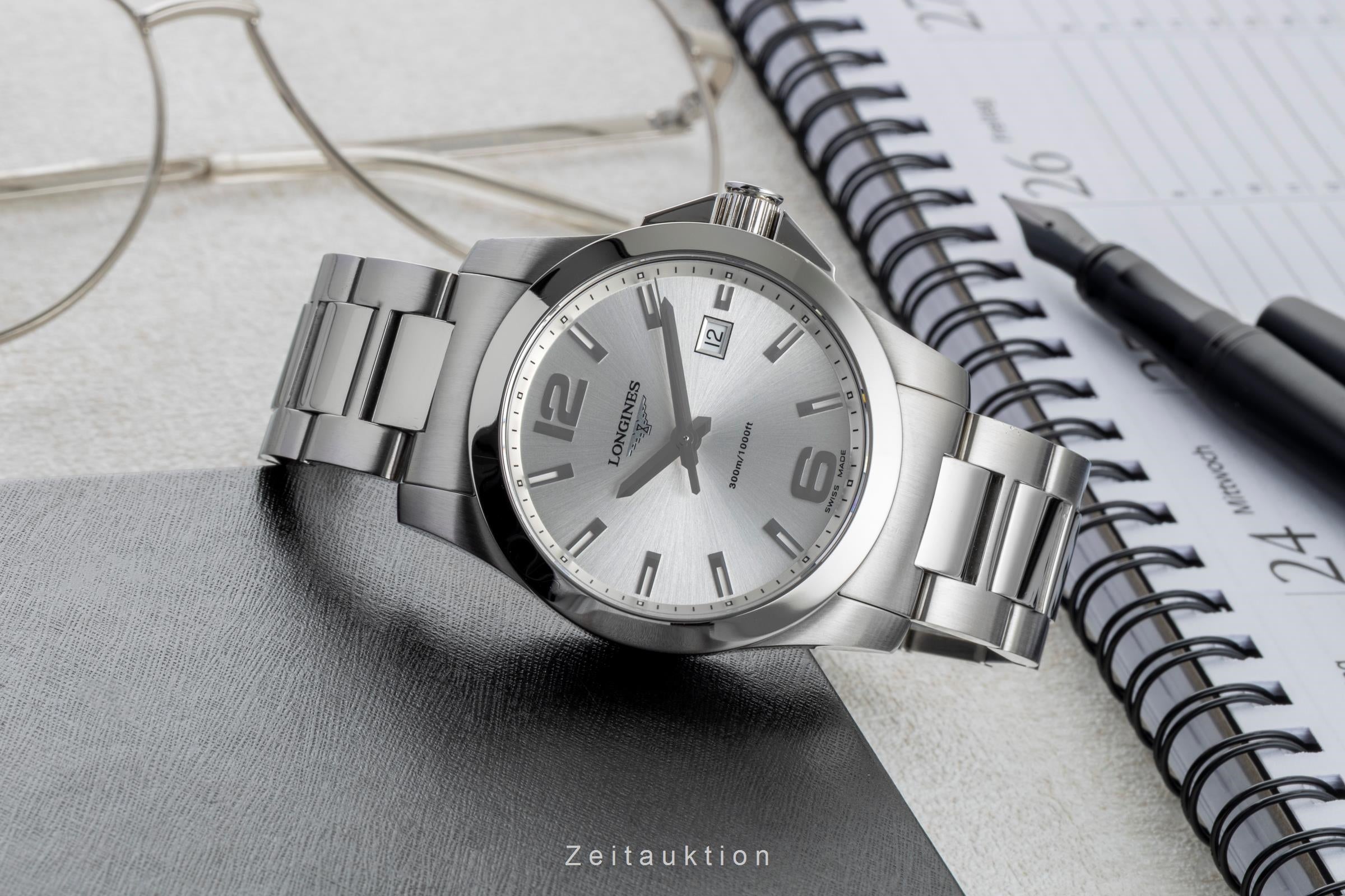 Longines Conquest acero cuarzo reloj para caballeros L3.659.4.76.6  [2602088]