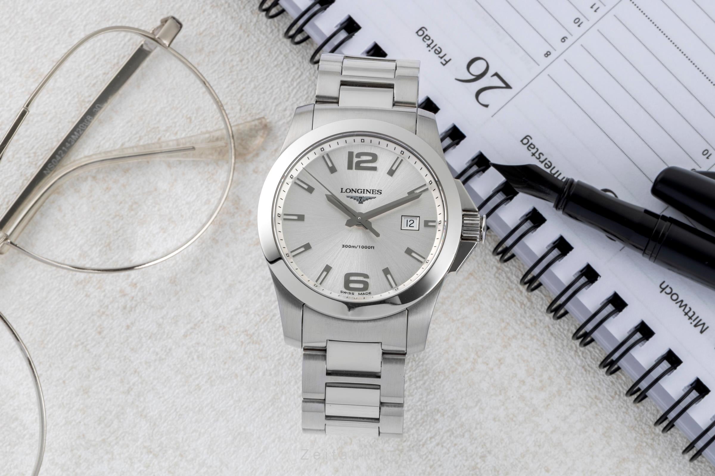 Longines Conquest acero cuarzo reloj para caballeros L3.659.4.76.6  [2602088]
