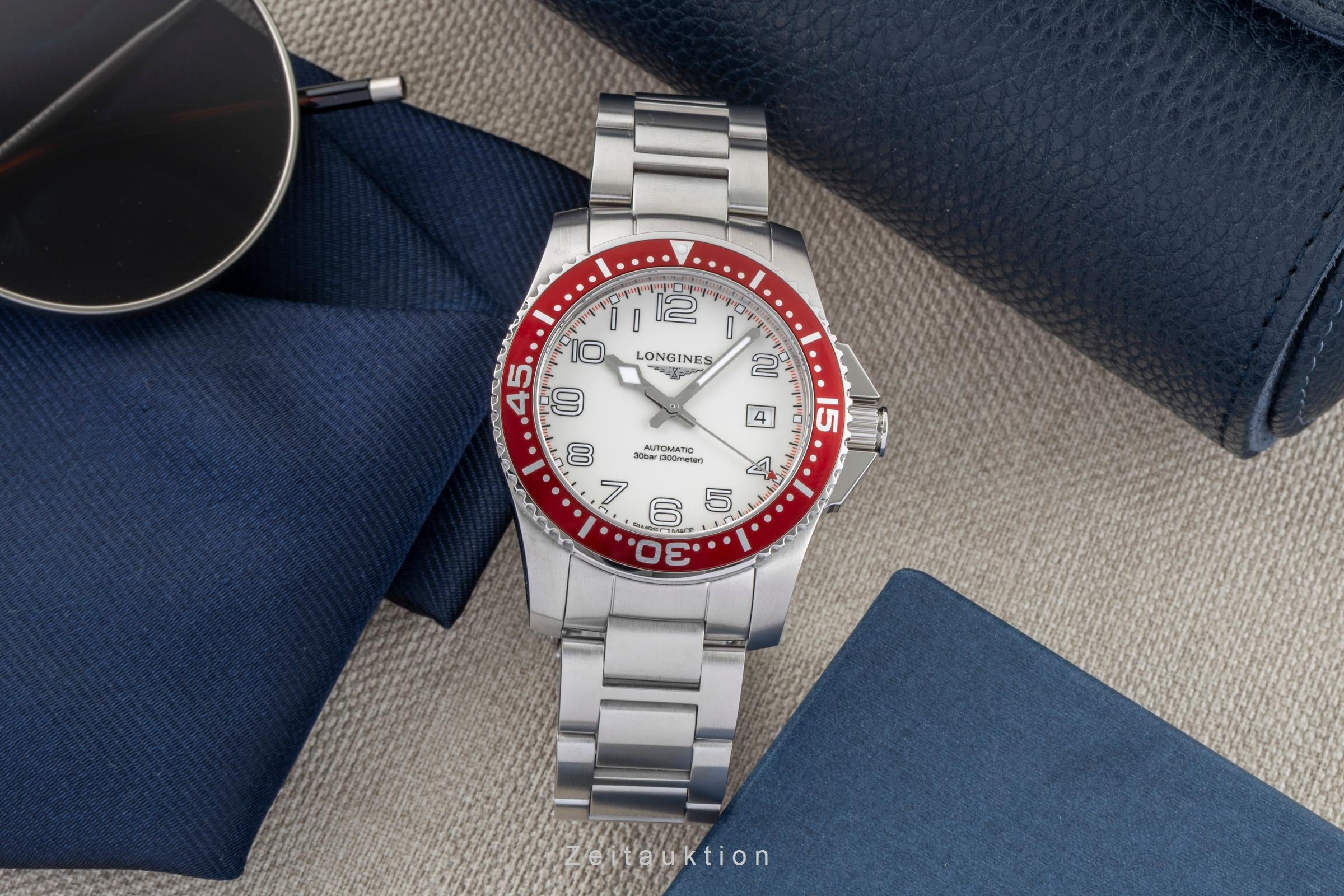 Longines Hydro Conquest acier automatique montre pour hommes L3.695.4.19.6  [2602089]