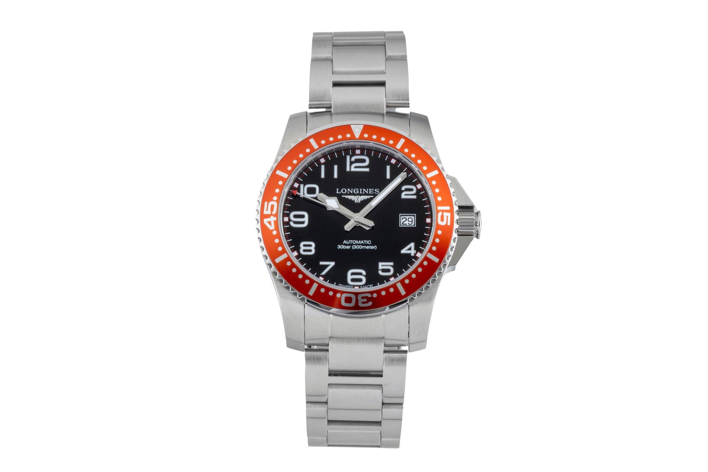 Longines Hydro Conquest acier automatique montre pour hommes L3.695.4  [2602090]