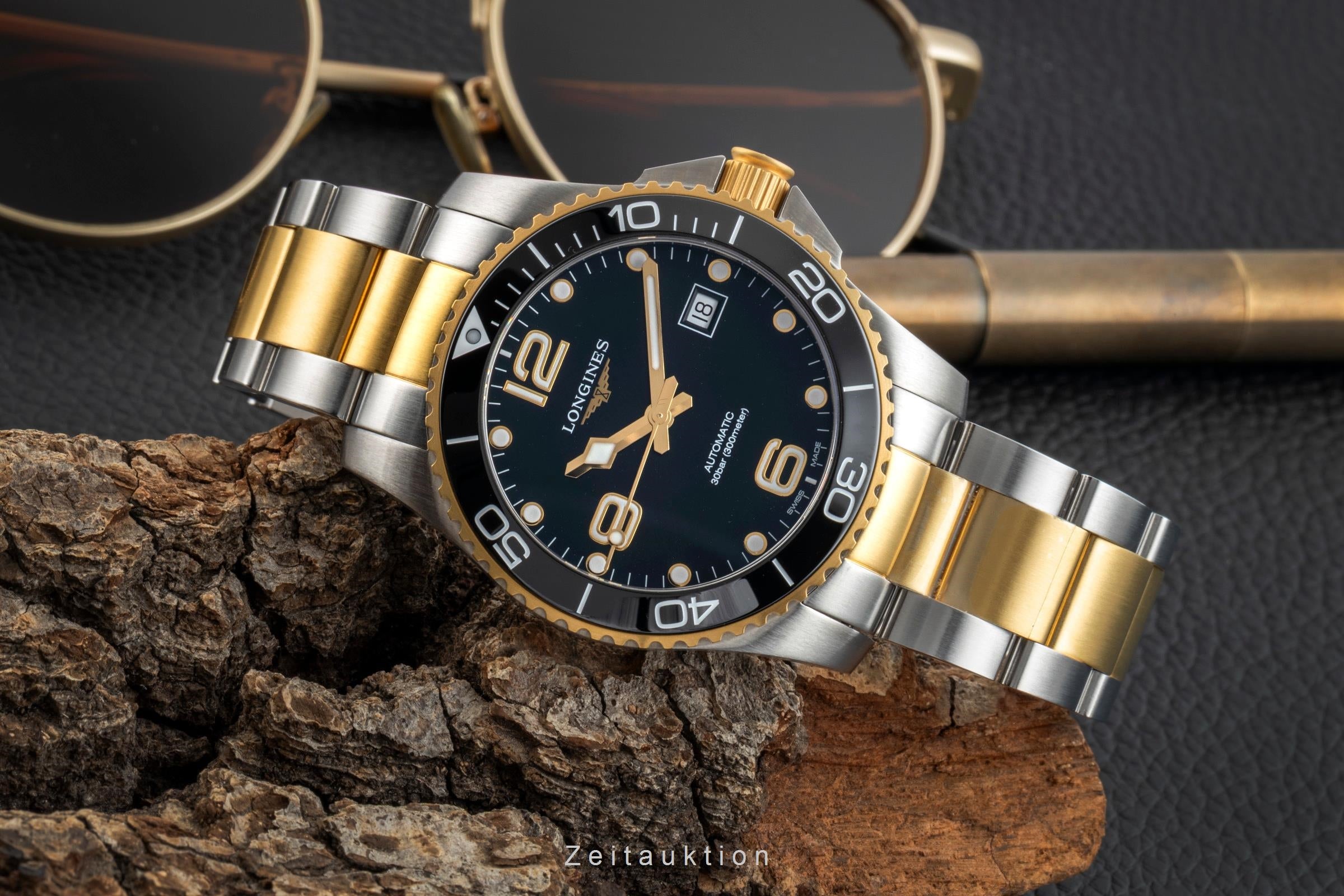 Longines Hydro Conquest steel automatic men's watch L3.781.3.56.7  [2602091]