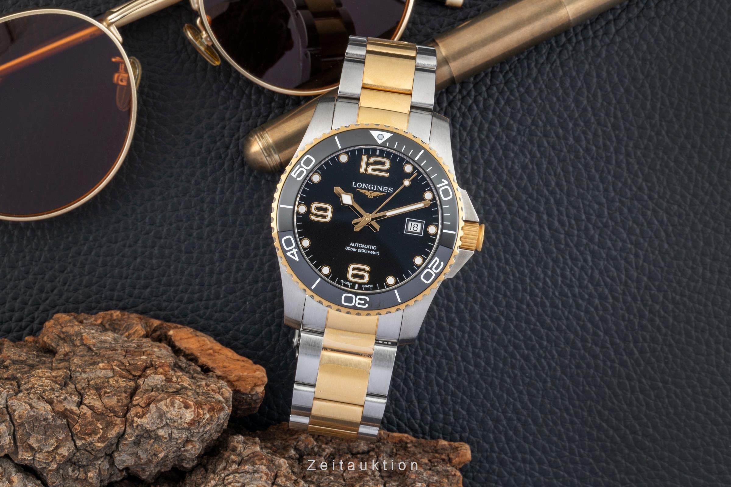 Longines Hydro Conquest steel automatic men's watch L3.781.3.56.7  [2602091]
