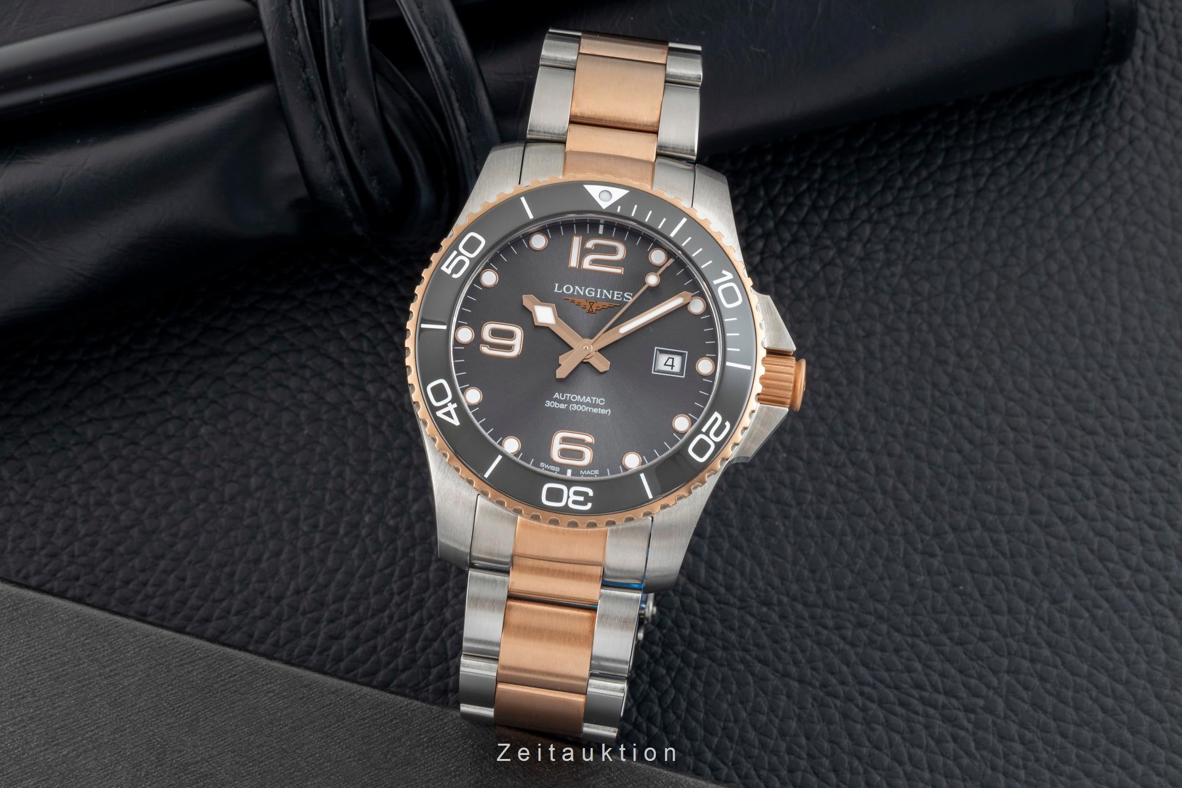 Longines Hydro Conquest acero automático reloj para caballeros L3.782.3.78.7 LP: 2200EUR  [2602092]