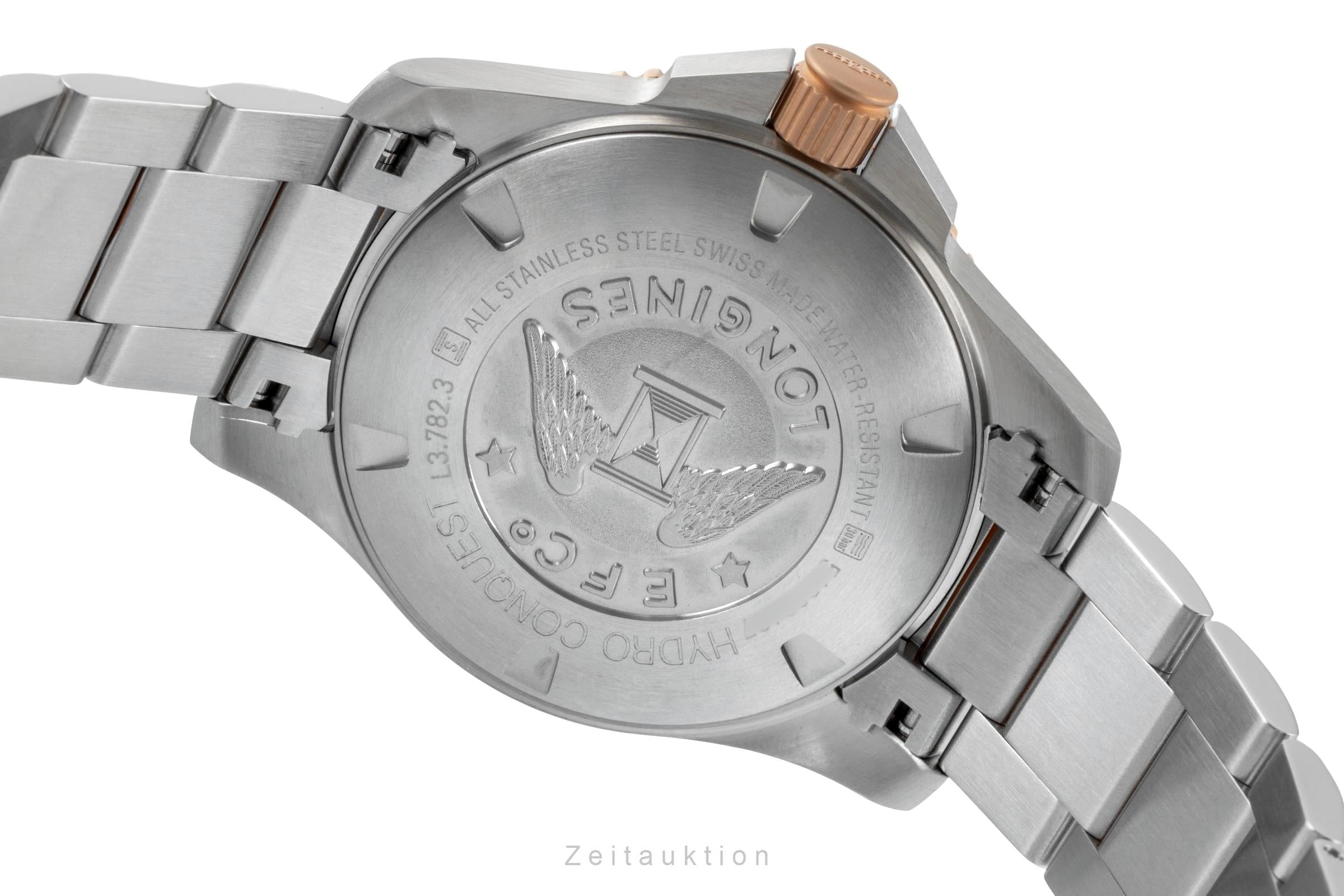 Longines Hydro Conquest acero automático reloj para caballeros L3.782.3.78.7 LP: 2200EUR  [2602092]
