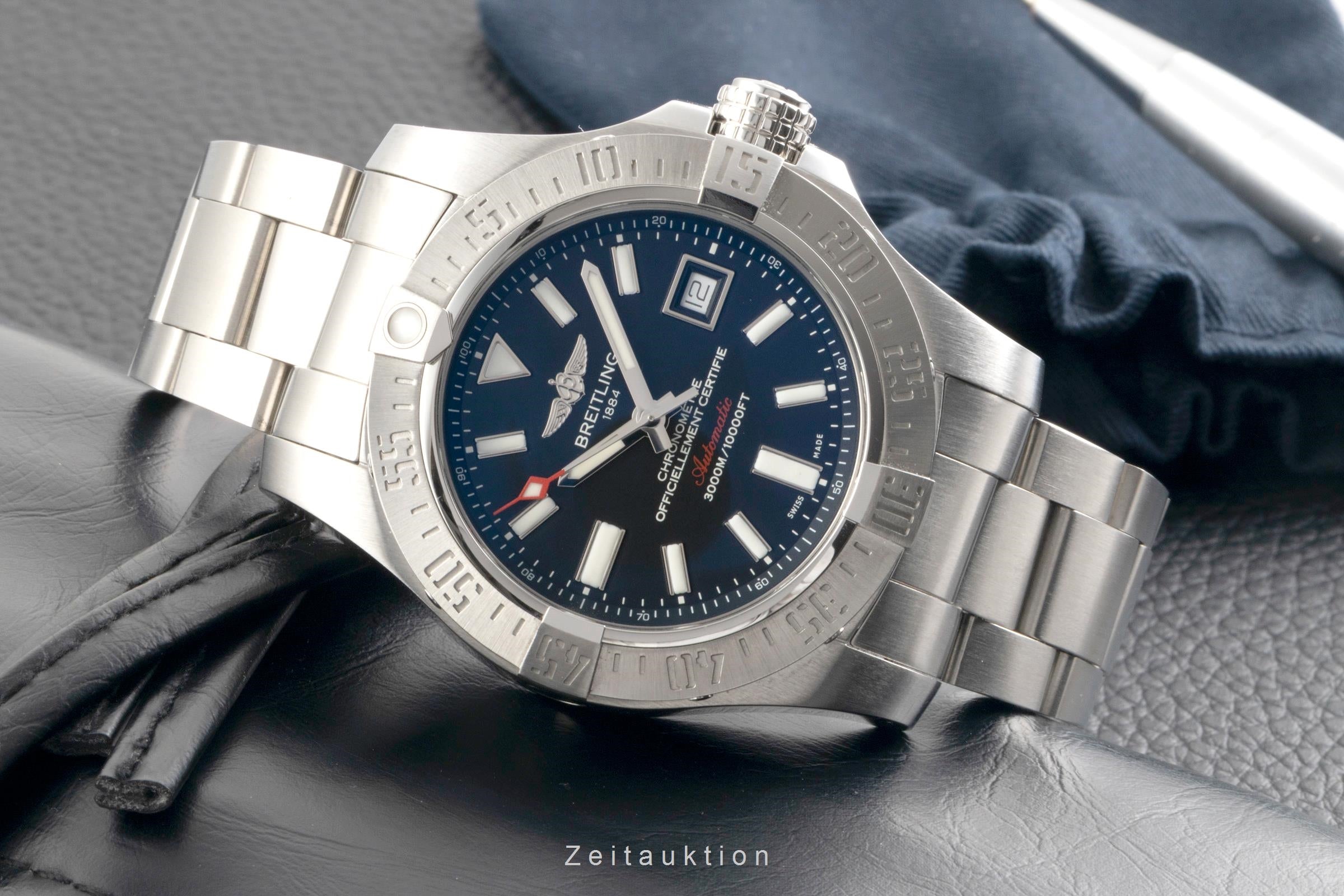 Breitling Avenger Seawolf steel automatic men's watch A17331101B1A1  [2602093]