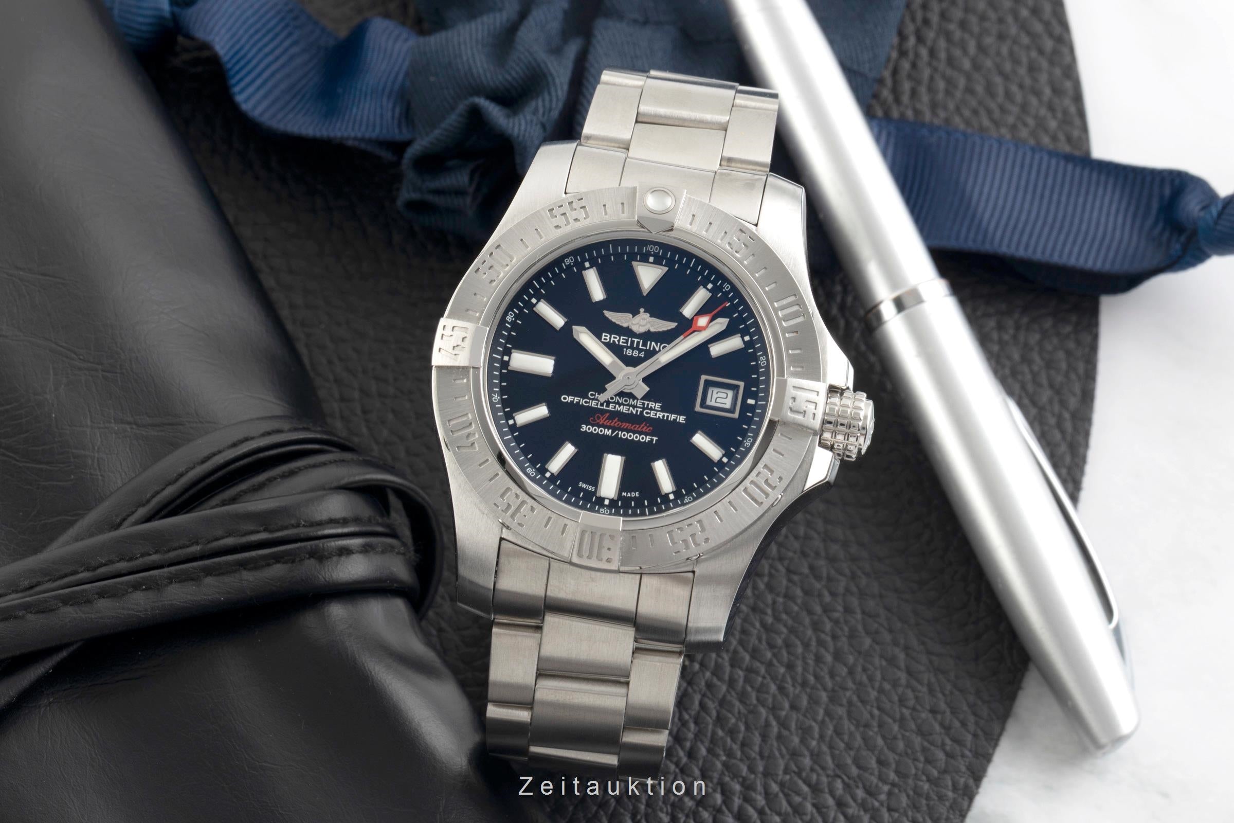 Breitling Avenger Seawolf steel automatic men's watch A17331101B1A1  [2602093]