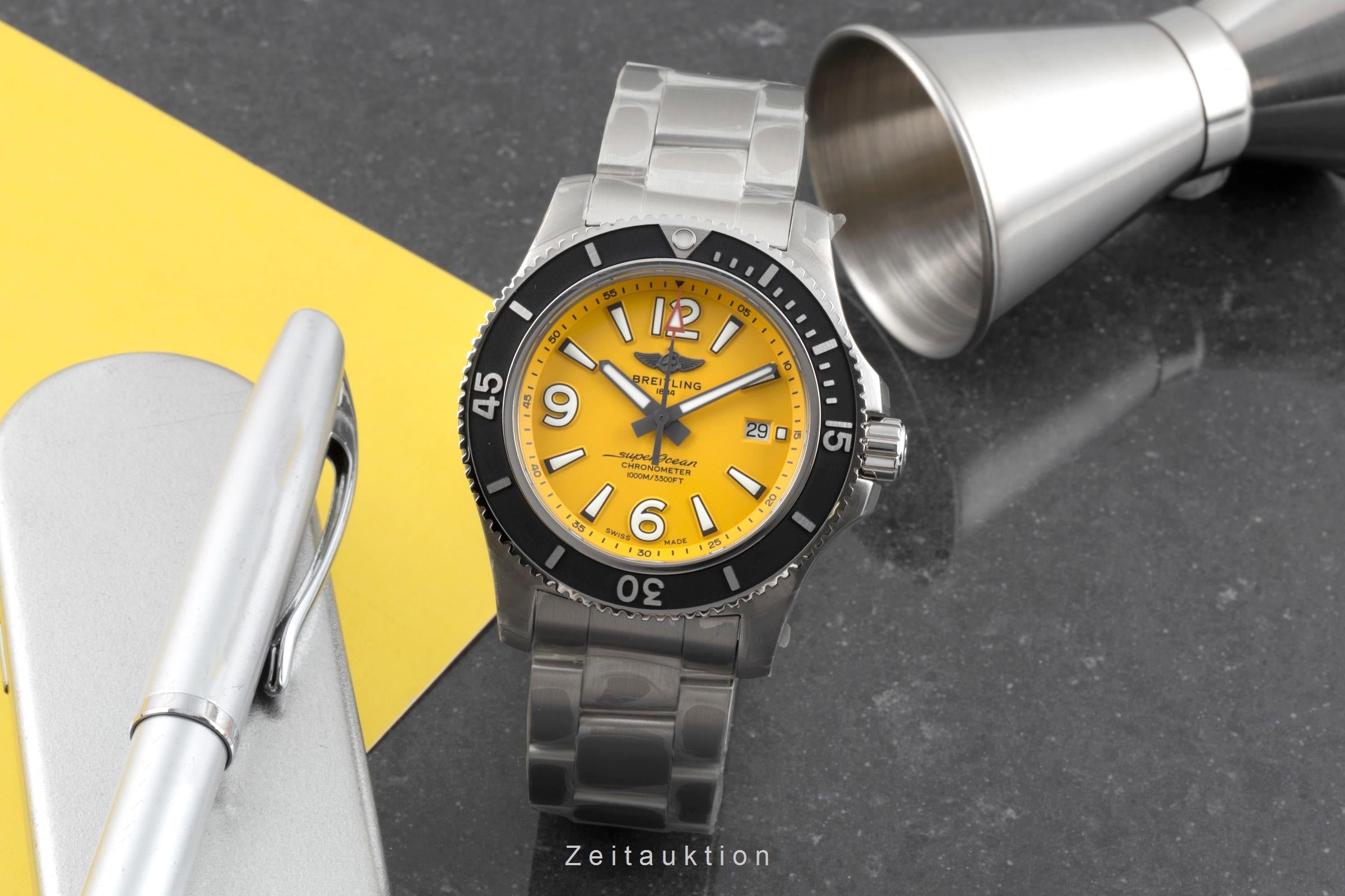 Breitling Superocean steel automatic men's watch A17367021I1A1  [2602094]