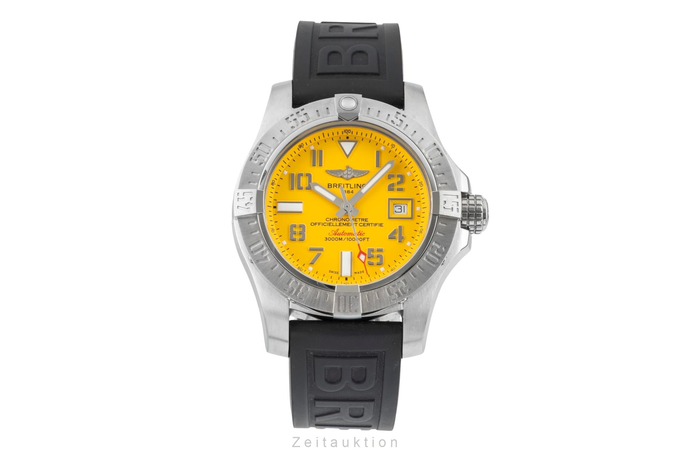 Breitling Avenger II Seawolf steel automatic men's watch A17331101I1S2  [2602095]