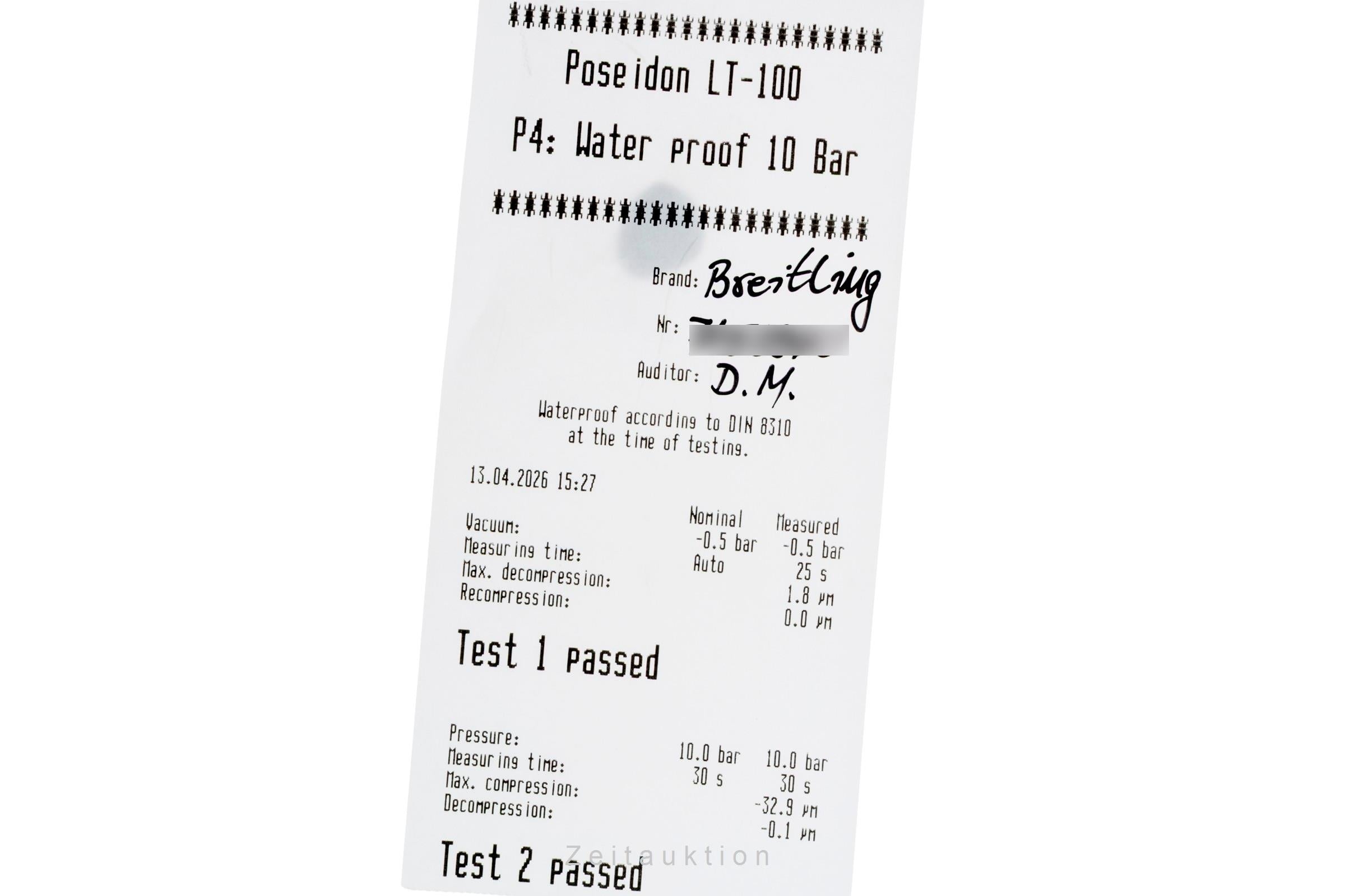 Breitling Avenger II Seawolf steel automatic men's watch A17331101I1S2  [2602095]