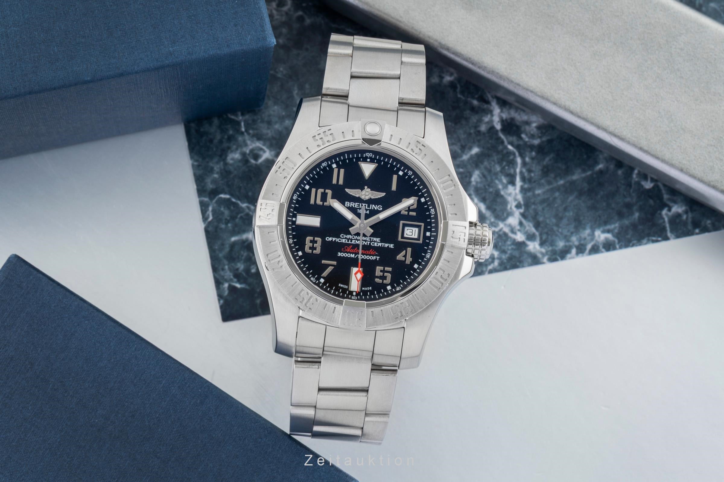 Breitling Avenger II Seawolf steel automatic men's watch A1733110/BC31  [2602096]