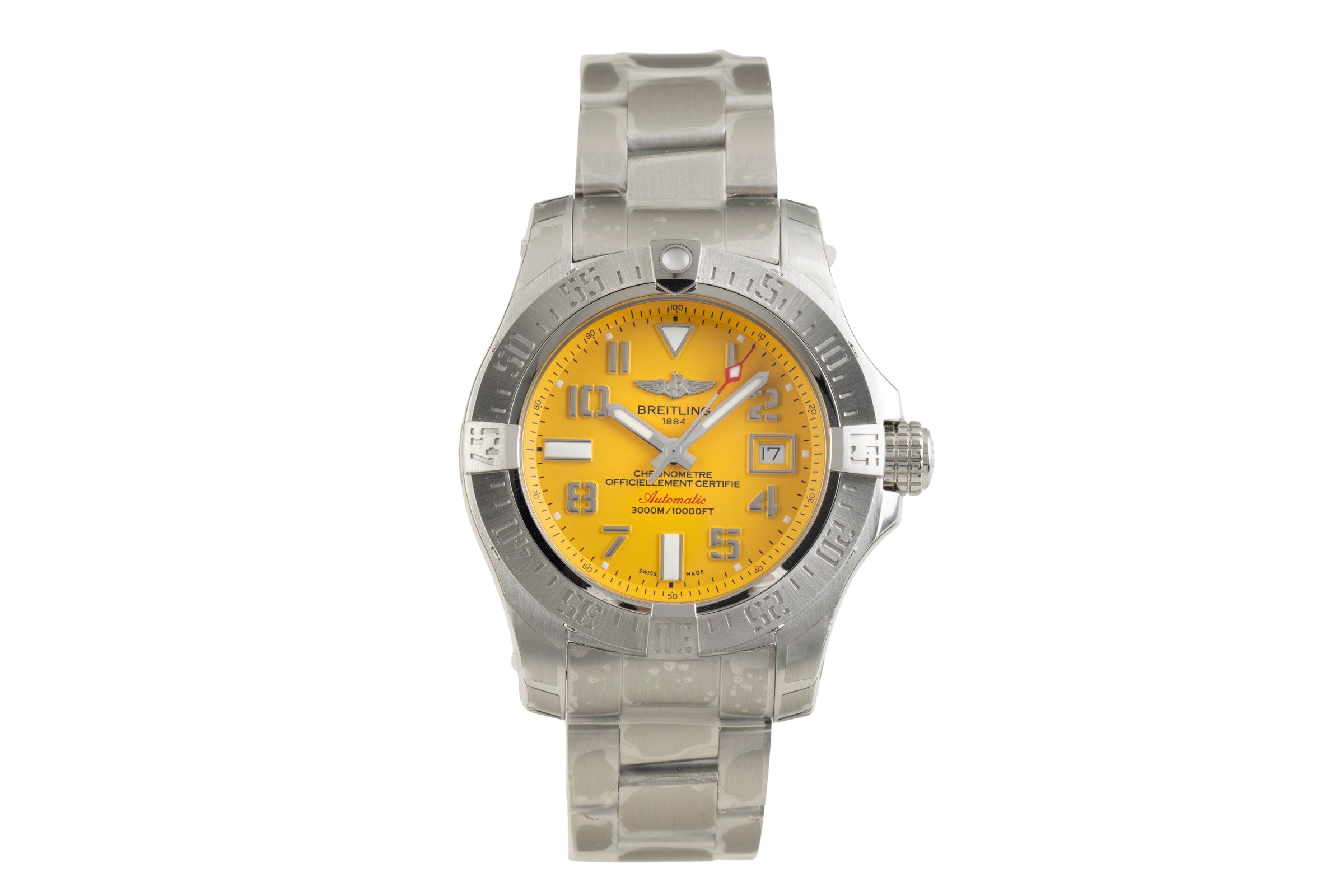 Breitling Avenger Seawolf acero automático reloj para caballeros A17331101I1A1  [2602097]