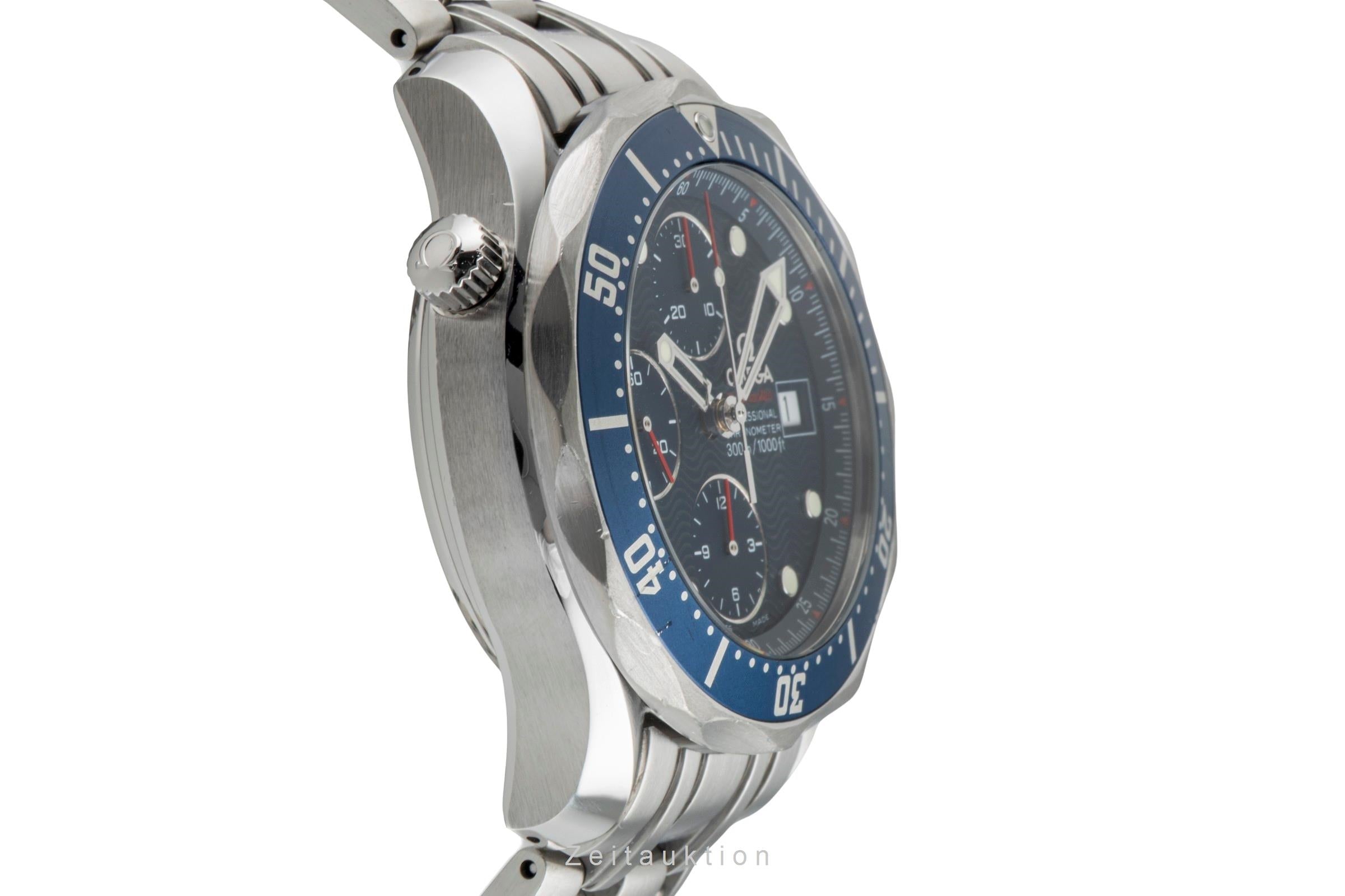 Omega Seamaster chronographe acier automatique montre pour hommes 2225.80.00 LP: 9300EUR  [2602098]