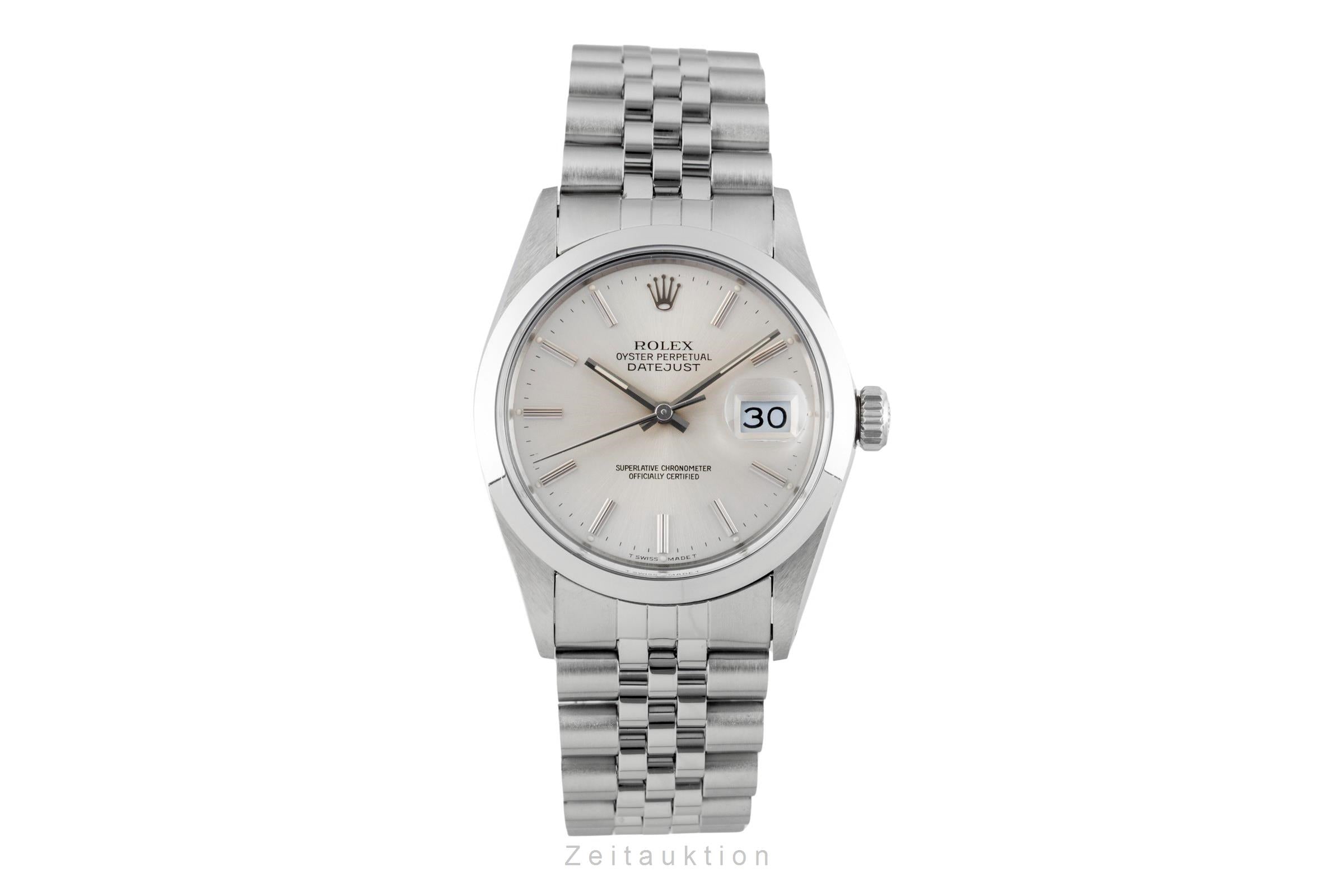 Rolex Datejust steel automatic men's watch 16000 Vintage  [2602099]
