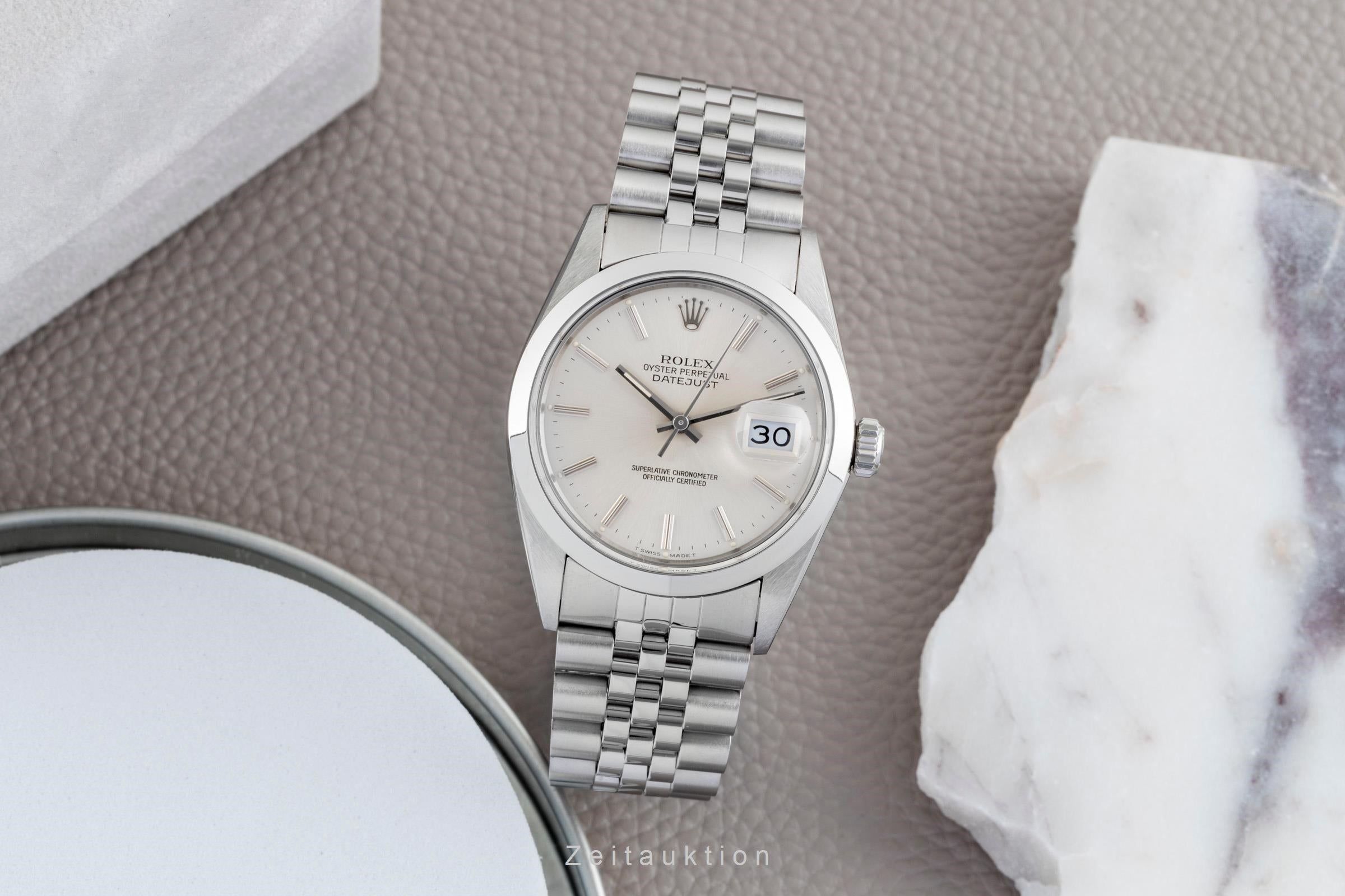Rolex Datejust steel automatic men's watch 16000 Vintage  [2602099]