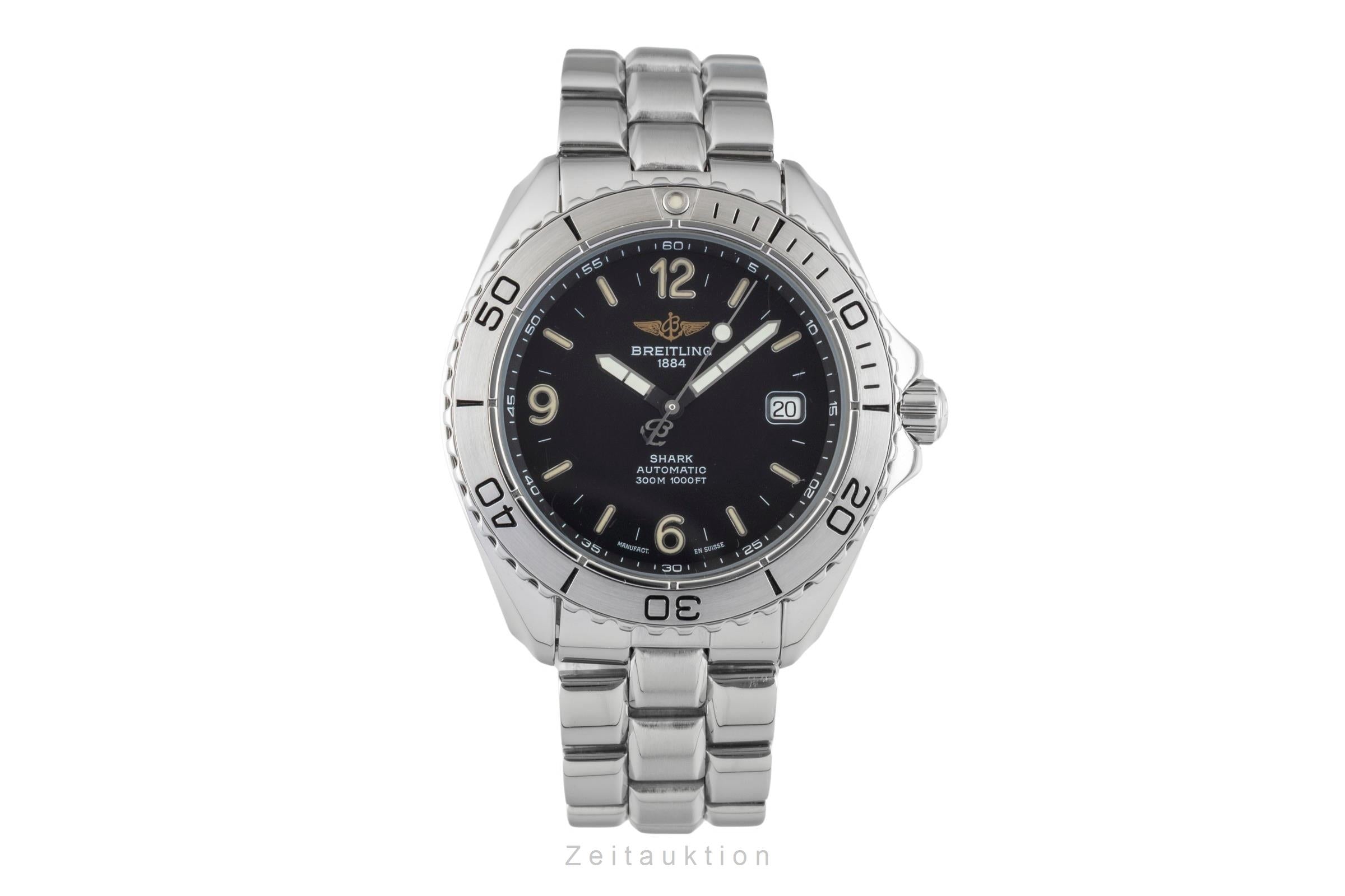 Breitling Shark acero automático reloj para caballeros A17605  [2602101]