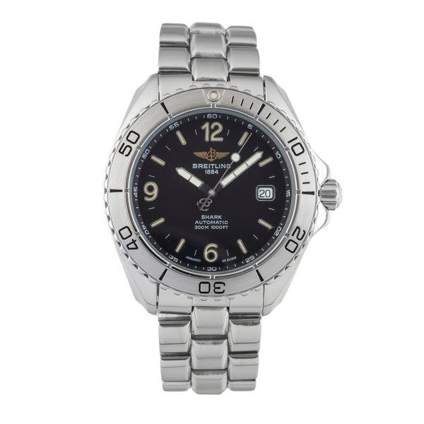 Breitling Shark acero automático reloj para caballeros A17605  [2602101]