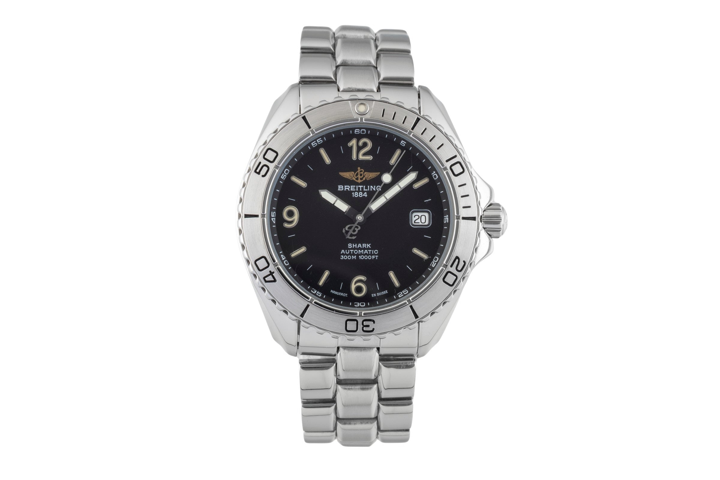 Breitling Shark acier automatique montre pour hommes A17605  [2602101]