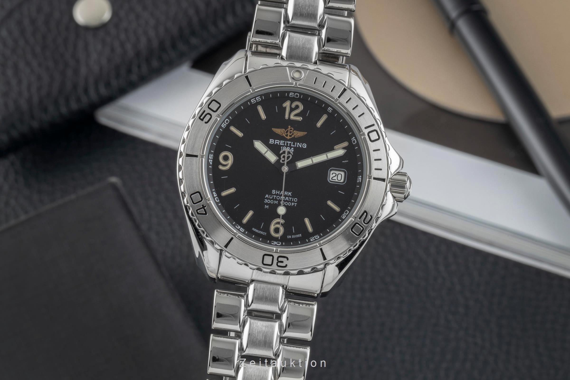 Breitling Shark acier automatique montre pour hommes A17605  [2602101]