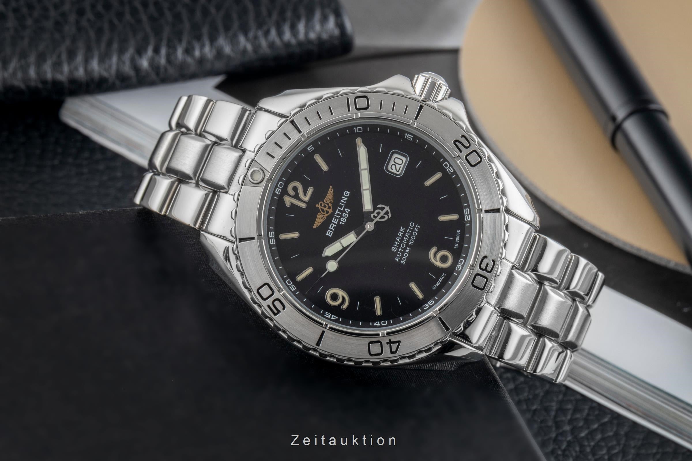 Breitling Shark acero automático reloj para caballeros A17605  [2602101]