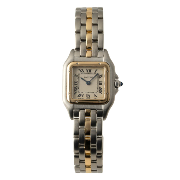 Cartier Panthere steel / gold quartz women's watch 84083242  [2602105]
