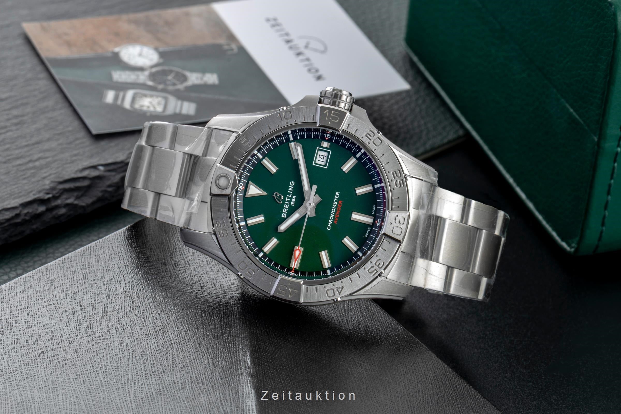 Breitling Avenger acero automático reloj para caballeros A17328101L1A1 LP: 5100EUR  [2602108]