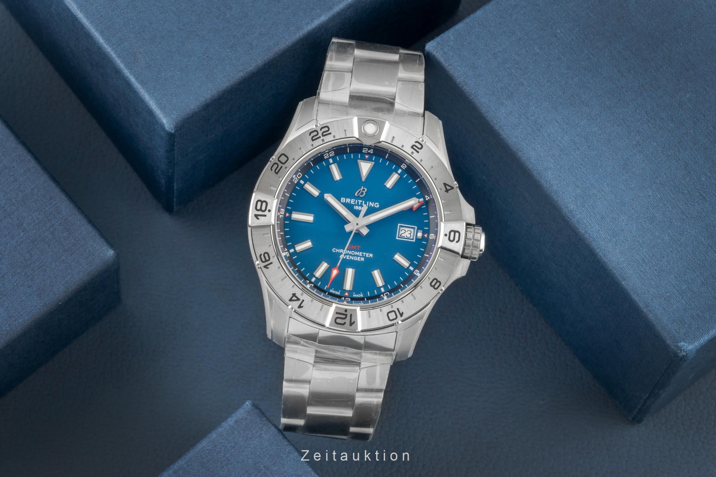 Breitling Avenger acero automático reloj para caballeros A32320101B1A1 LP: 5750EUR  [2602115]