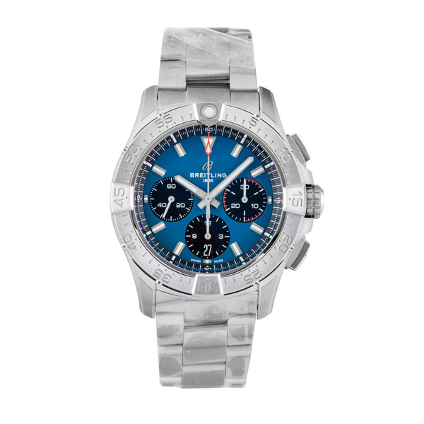 Breitling Avenger cronógrafo acero automático reloj para caballeros AB0146101C1A1 LP: 7200EUR  [2602116]