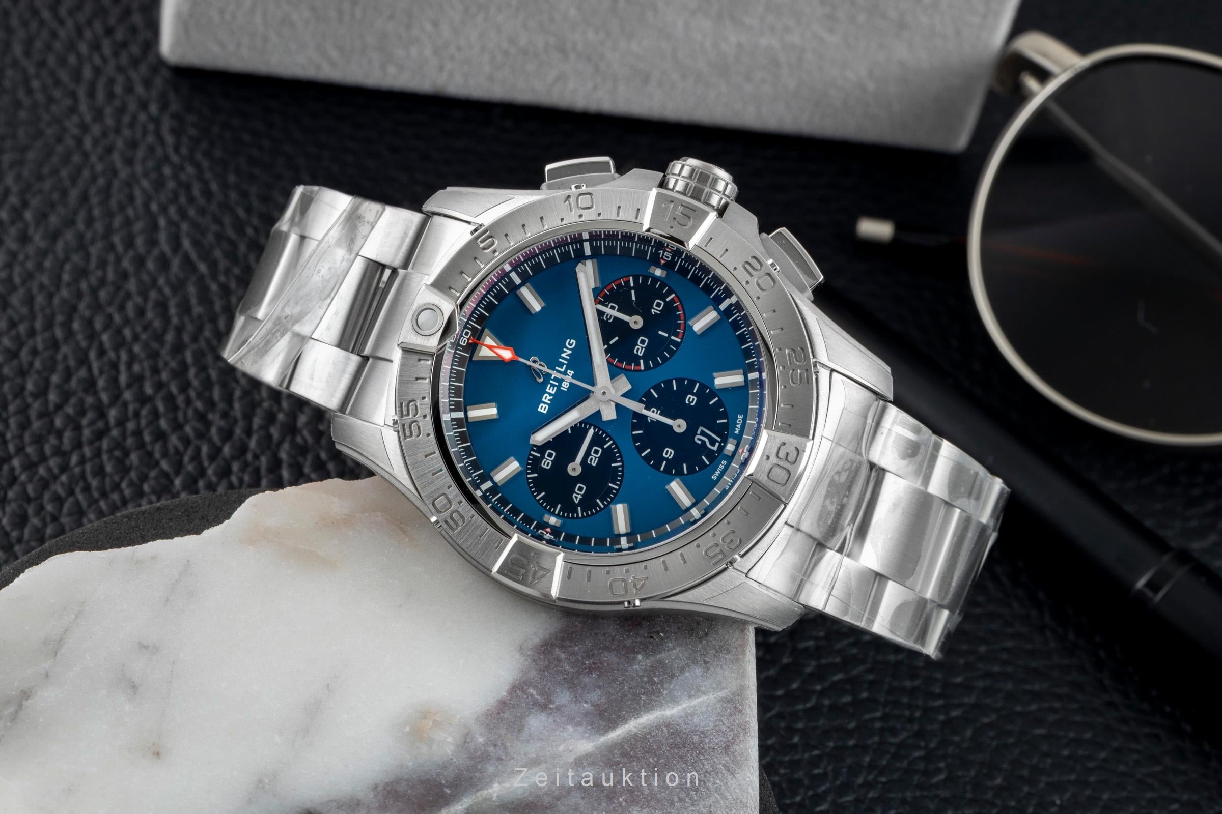 Breitling Avenger cronógrafo acero automático reloj para caballeros AB0146101C1A1 LP: 7200EUR  [2602116]