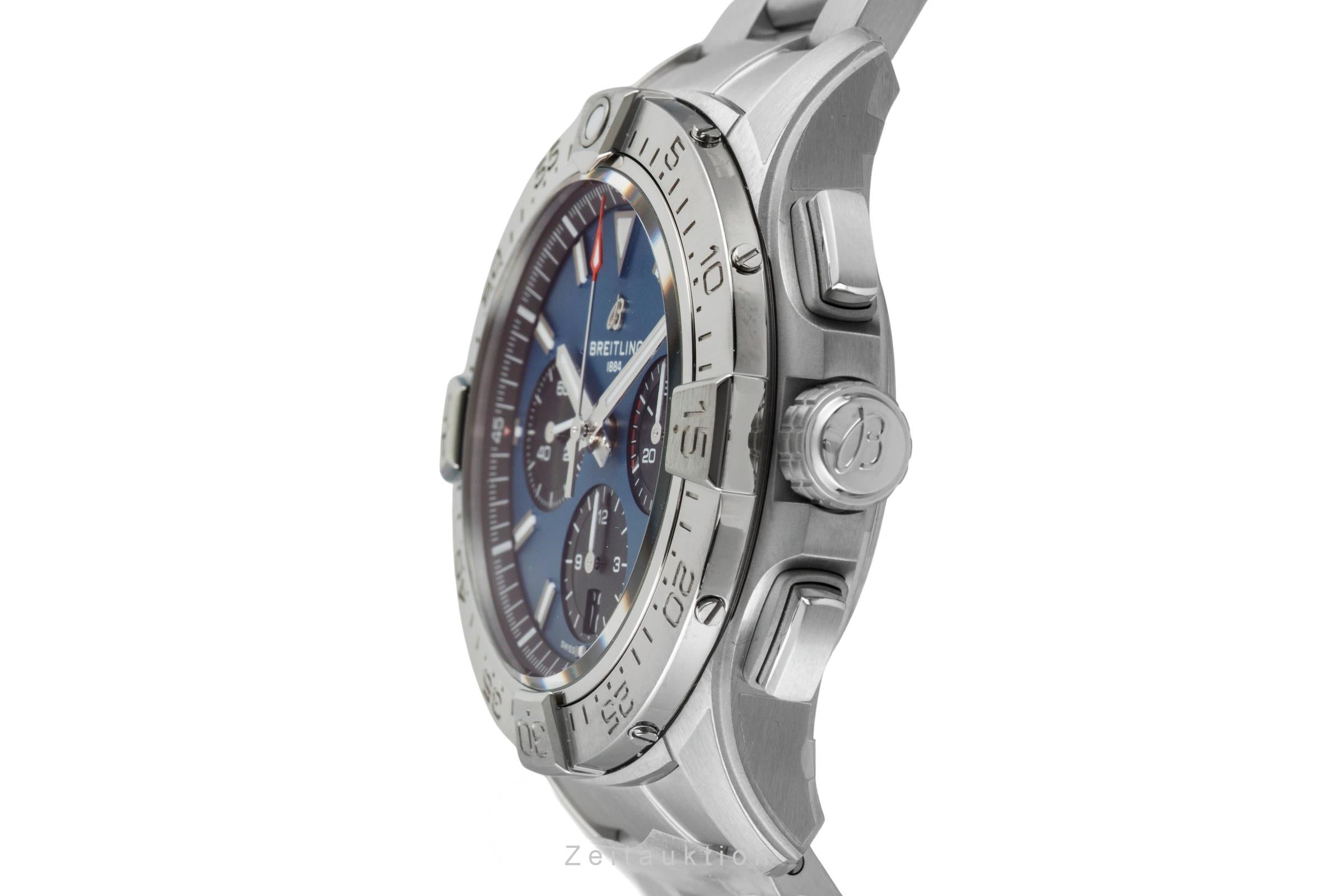 Breitling Avenger cronógrafo acero automático reloj para caballeros AB0146101C1A1 LP: 7200EUR  [2602116]