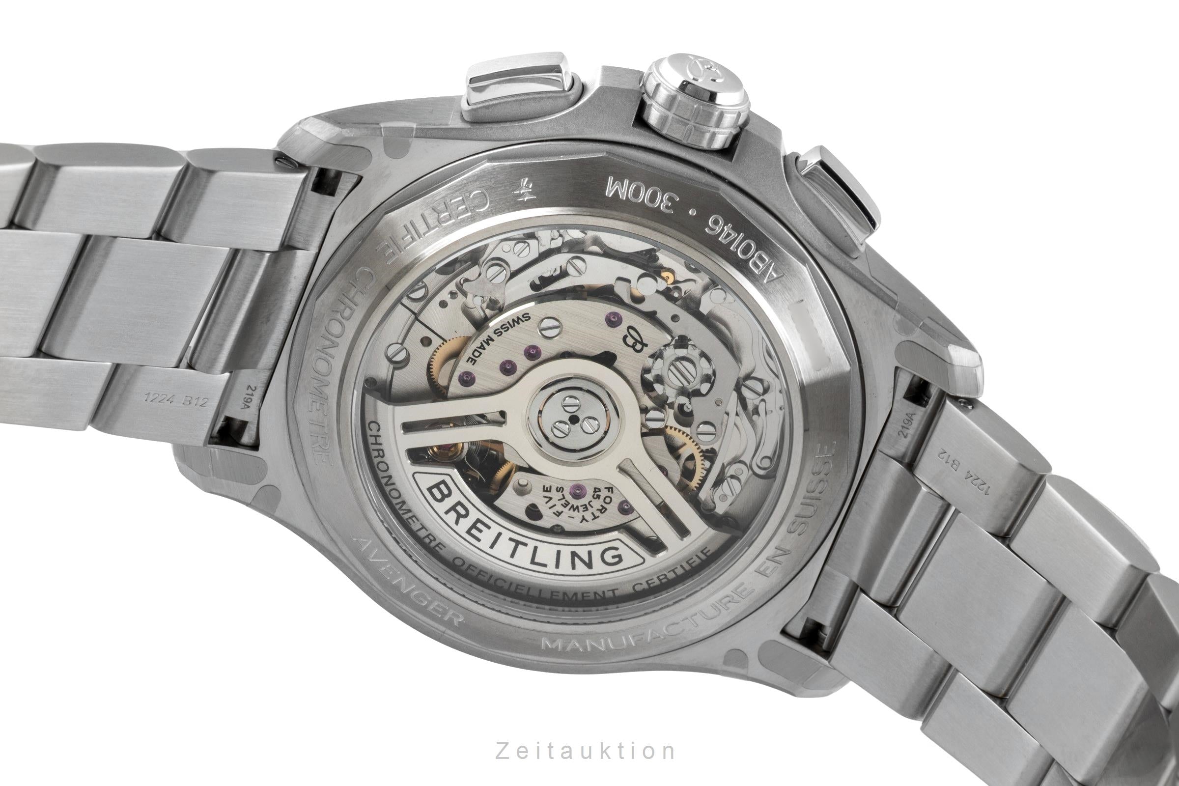 Breitling Avenger cronógrafo acero automático reloj para caballeros AB0146101C1A1 LP: 7200EUR  [2602116]
