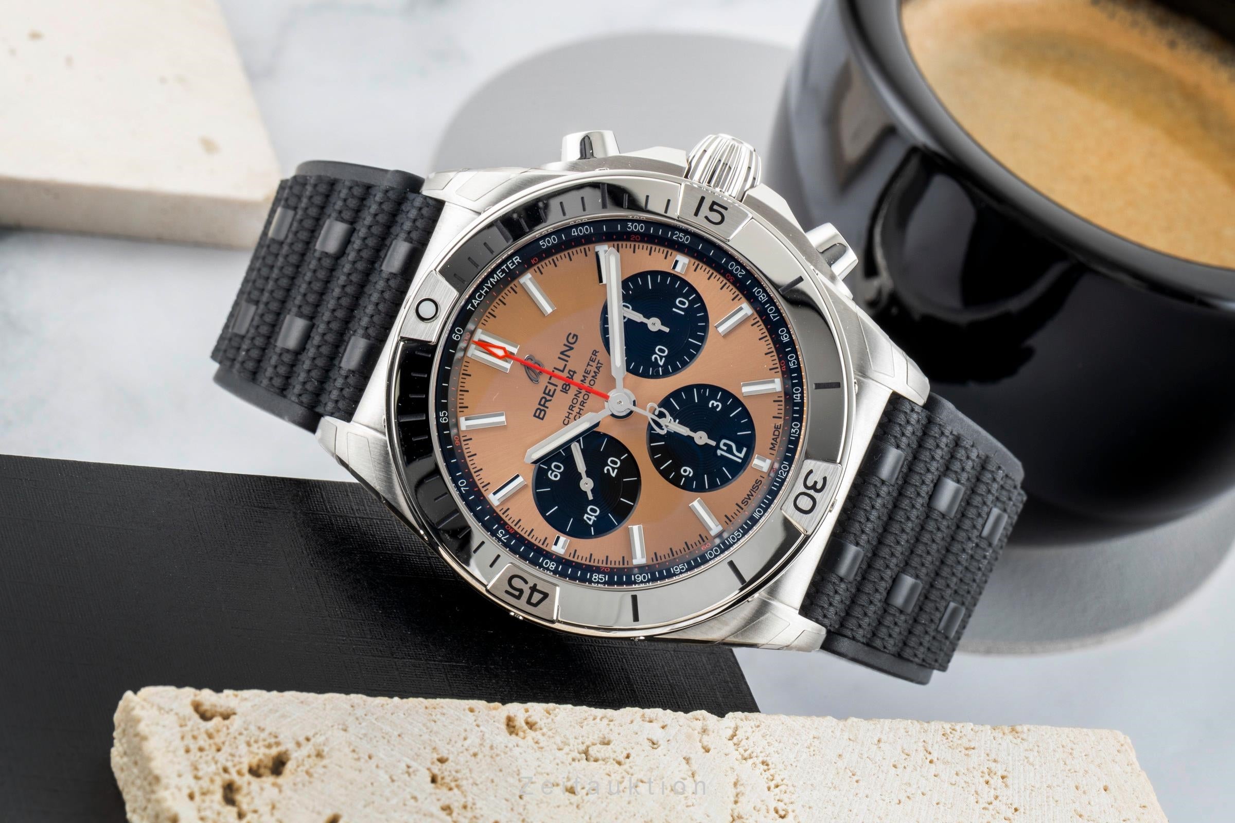 Breitling Chronomat B01 42 Stahl Automatik Ref. AB0134101K1S1 B&P NP 9000,-€ [2602123]