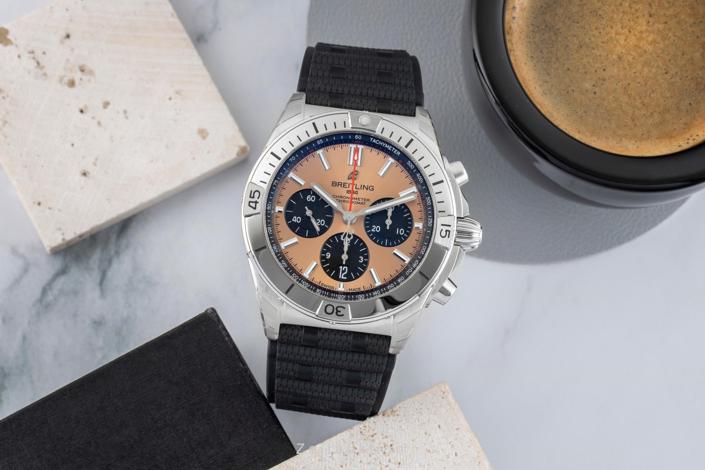 Breitling Chronomat B01 42 Stahl Automatik Ref. AB0134101K1S1 B&P NP 9000,-€ [2602123]