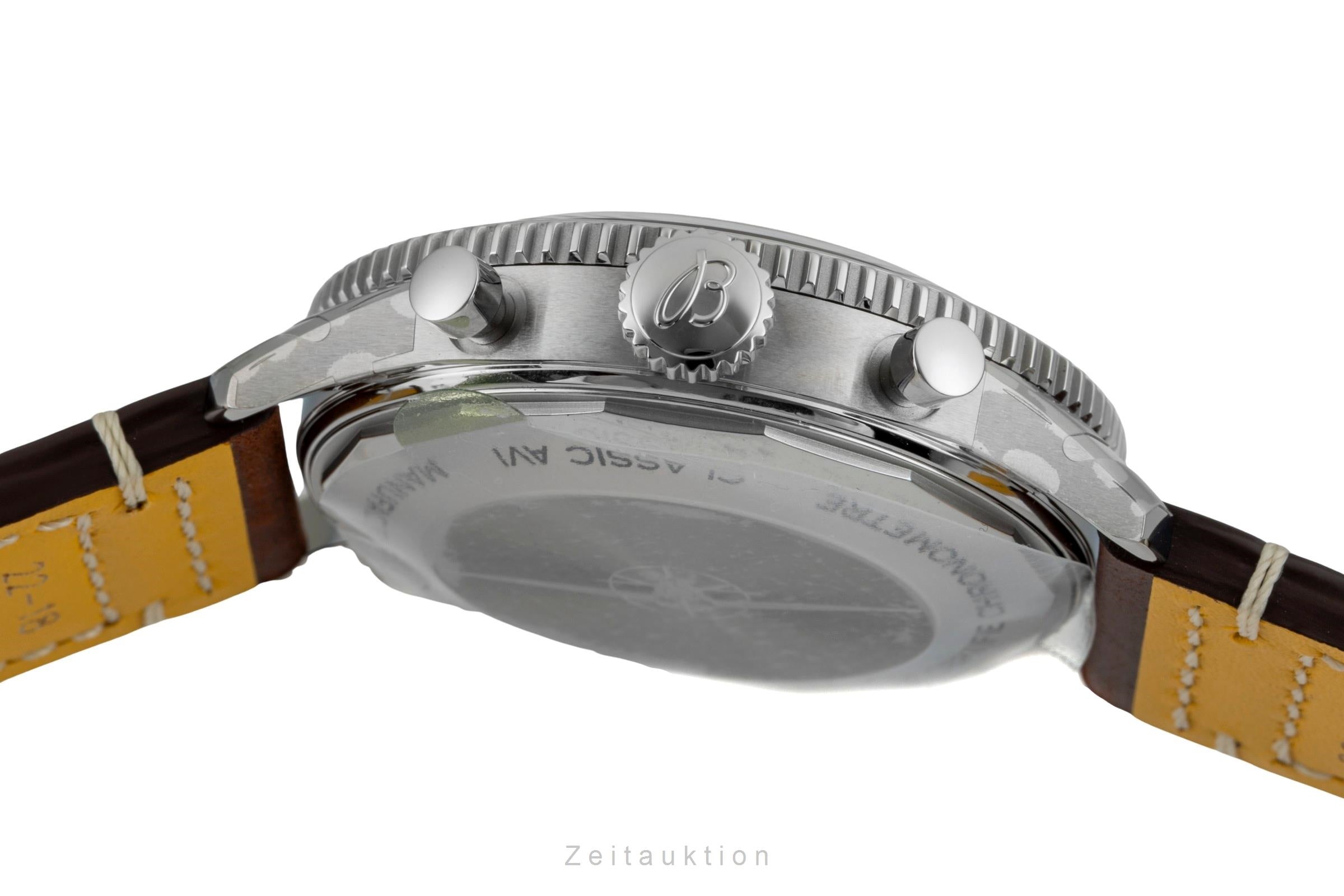 Breitling Classic AVI Chronograph 42 Curtiss Warhawk Stahl Ref A233802A1L1X1 B&P [2602127]