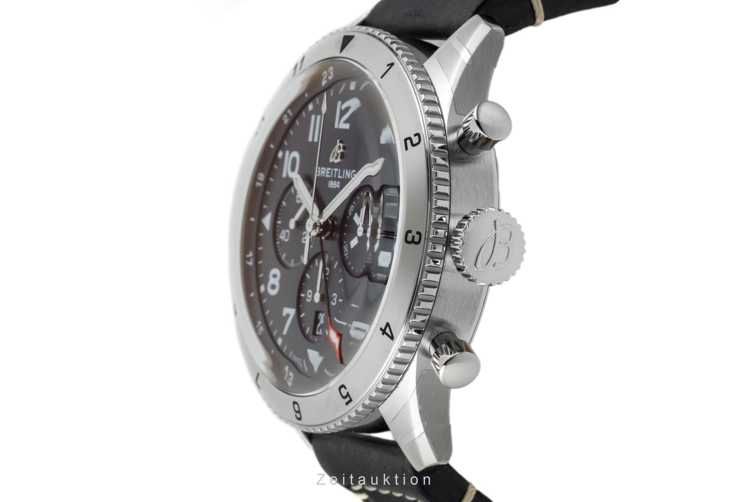 Breitling Super Avi chronograph steel automatic men's watch AB04451A1C1X1 LP: 10900EUR  [2602128]