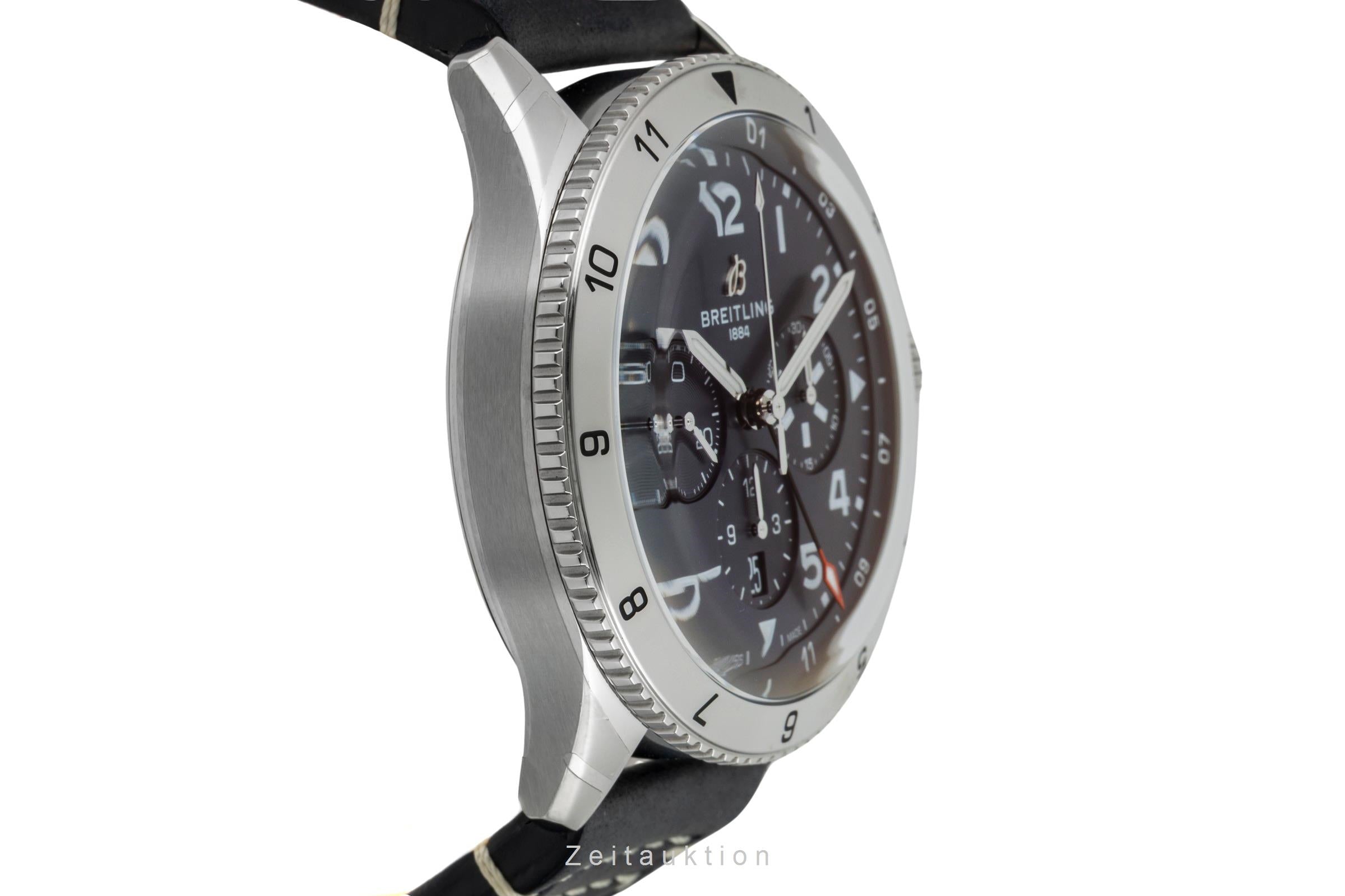 Breitling Super Avi chronograph steel automatic men's watch AB04451A1C1X1 LP: 10900EUR  [2602128]