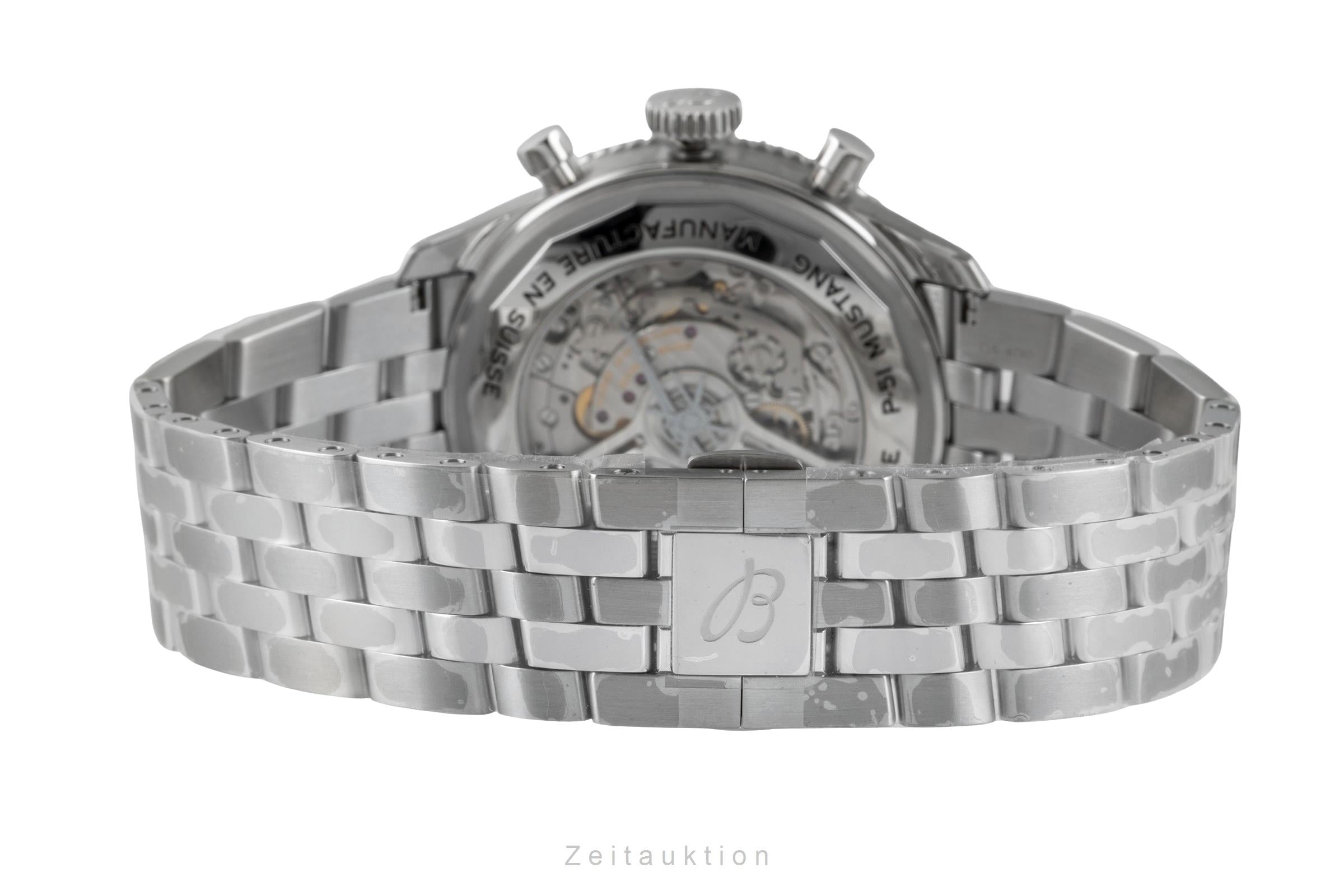 Breitling Super Avi cronógrafo acero automático reloj para caballeros AB04453A1B1A1 LP: 11500EUR  [2602129]