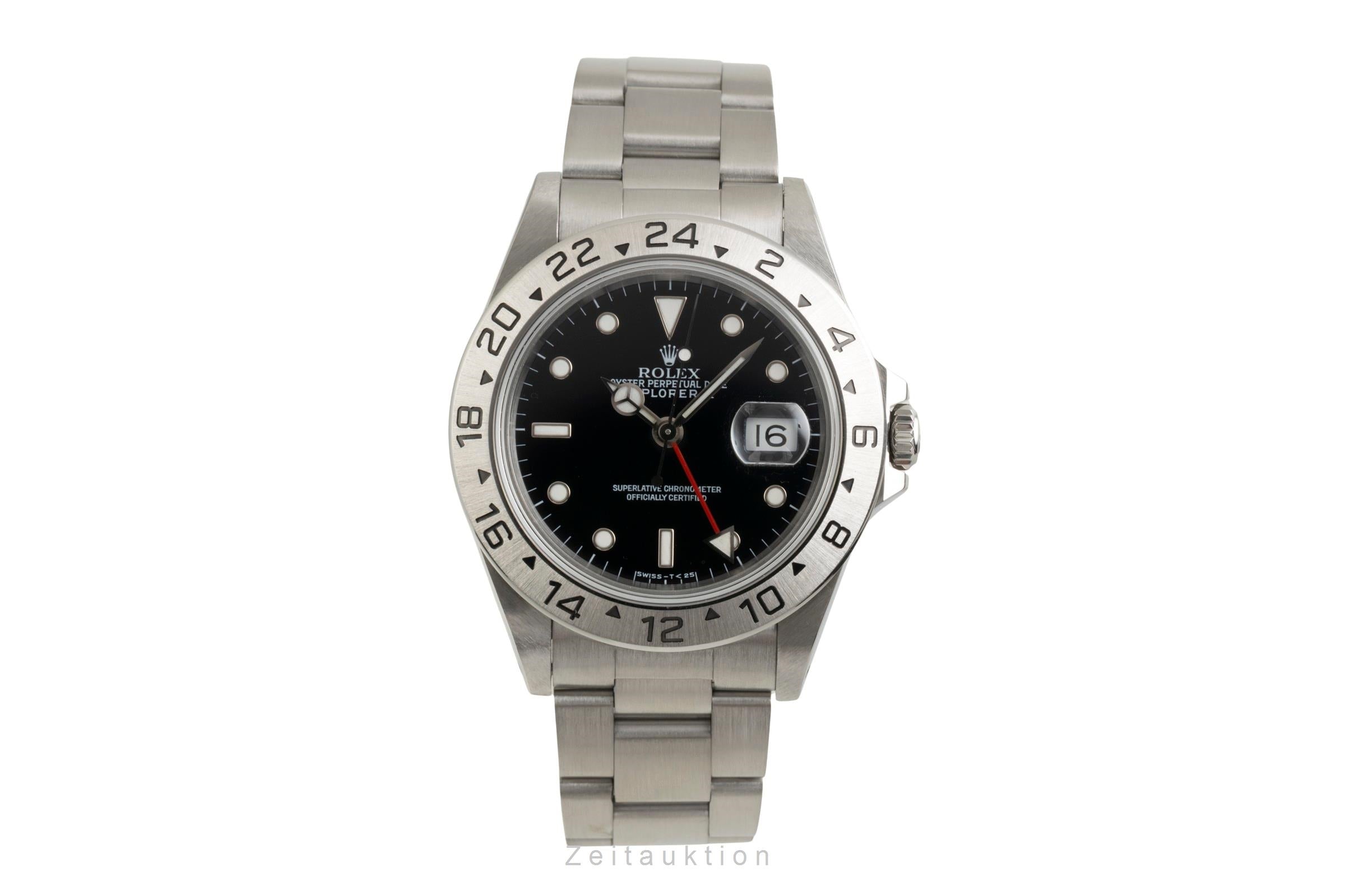 Rolex Explorer II Black Dial Edelstahl Automatik Ref. 16570 B&P 1994 LC 100 [2602134]