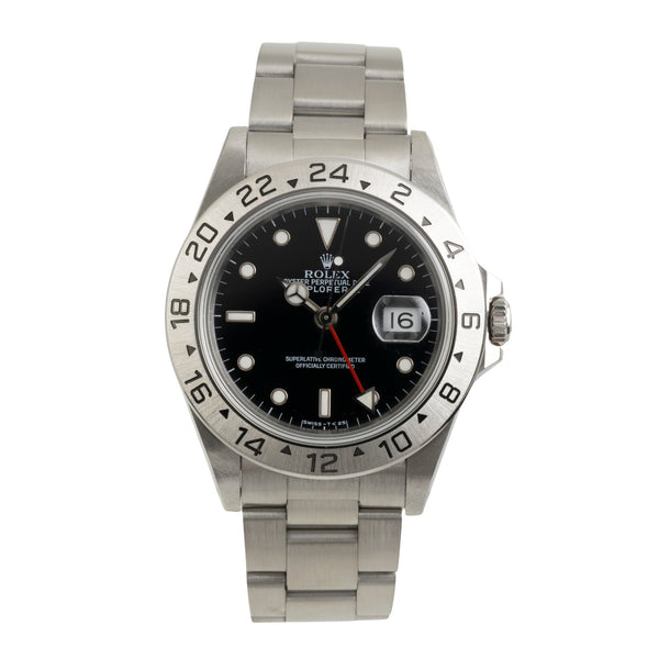 Rolex Explorer II Black Dial Edelstahl Automatik Ref. 16570 B&P 1994 LC 100 [2602134]