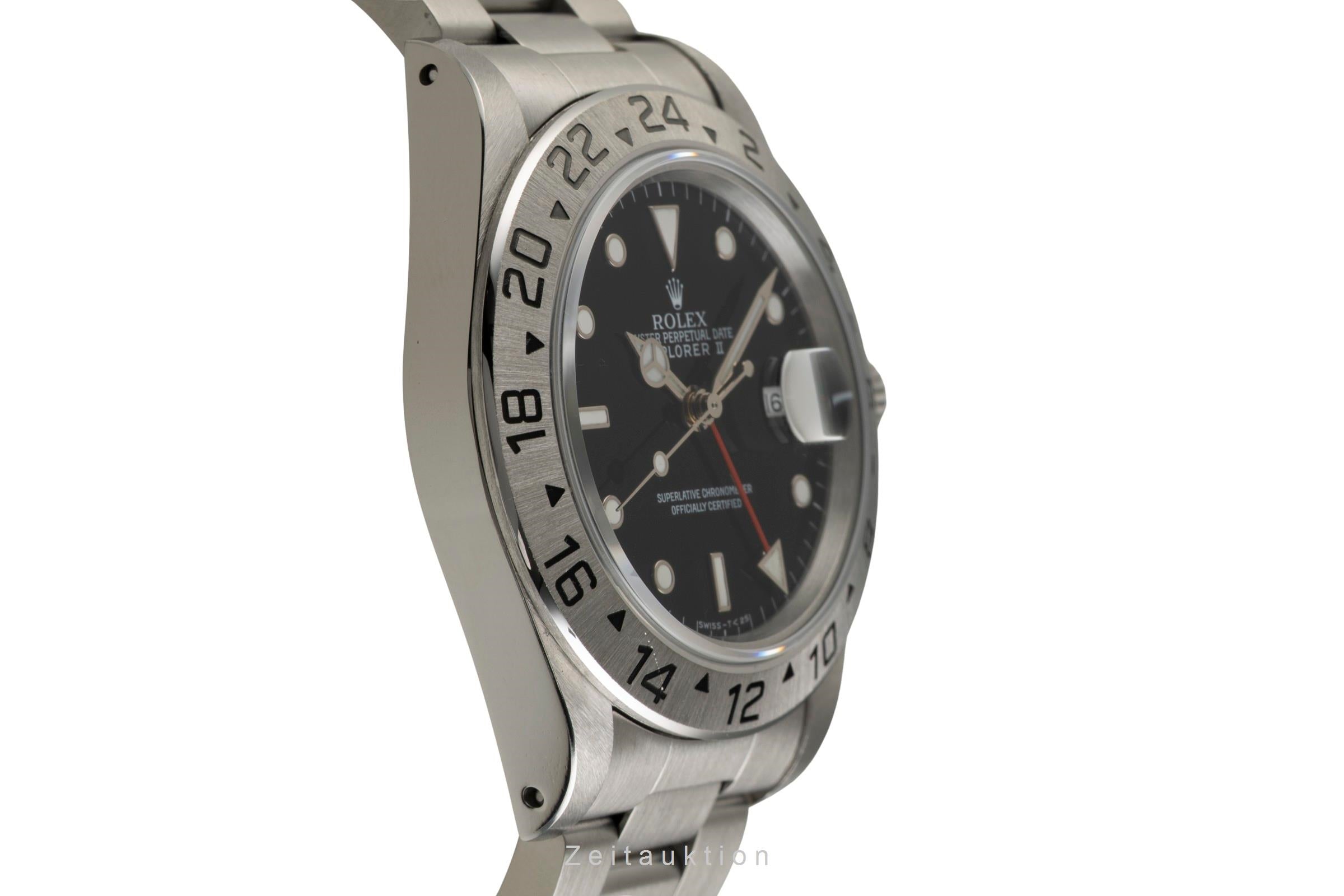 Rolex Explorer II Black Dial Edelstahl Automatik Ref. 16570 B&P 1994 LC 100 [2602134]
