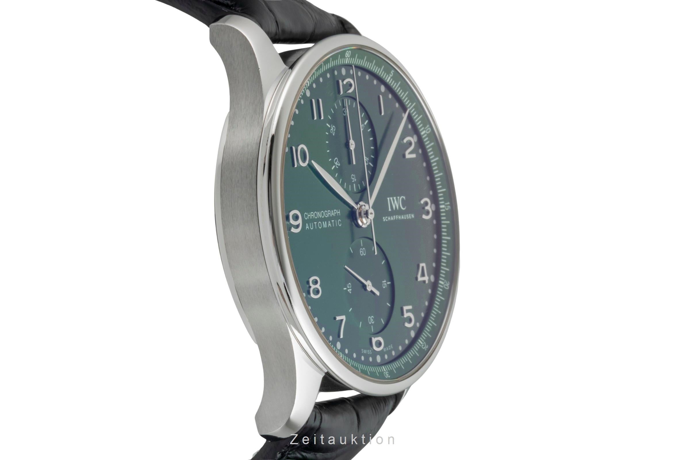 IWC Portugieser cronógrafo acero automático reloj para caballeros IW371615 LP: 9100EUR  [2602136]