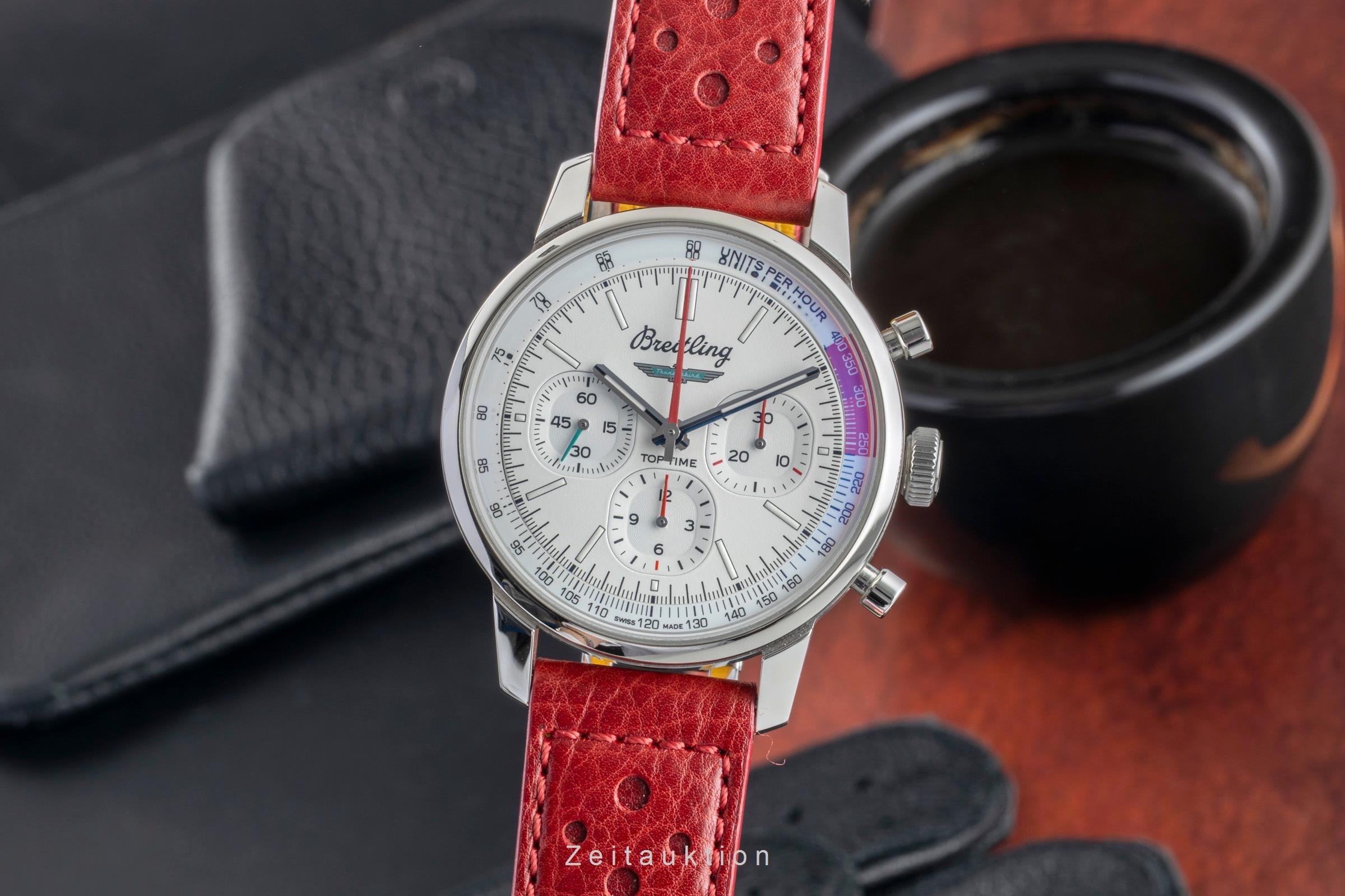 Breitling Top Time chronograph steel automatic men's watch AB01766A1A1X1 LP: 7250EUR  [2602138]