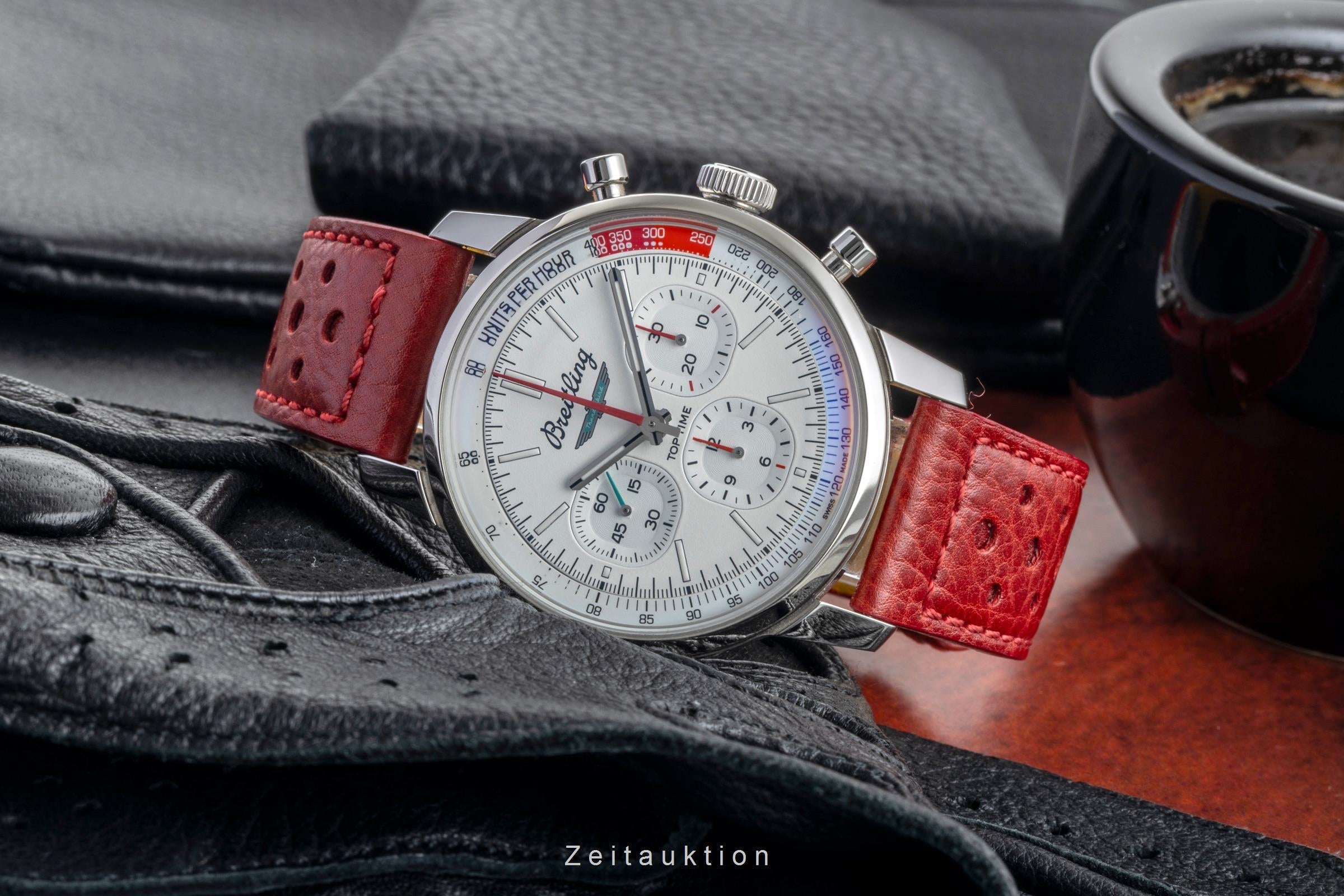 Breitling Top Time chronographe acier automatique montre pour hommes AB01766A1A1X1 LP: 7250EUR  [2602138]