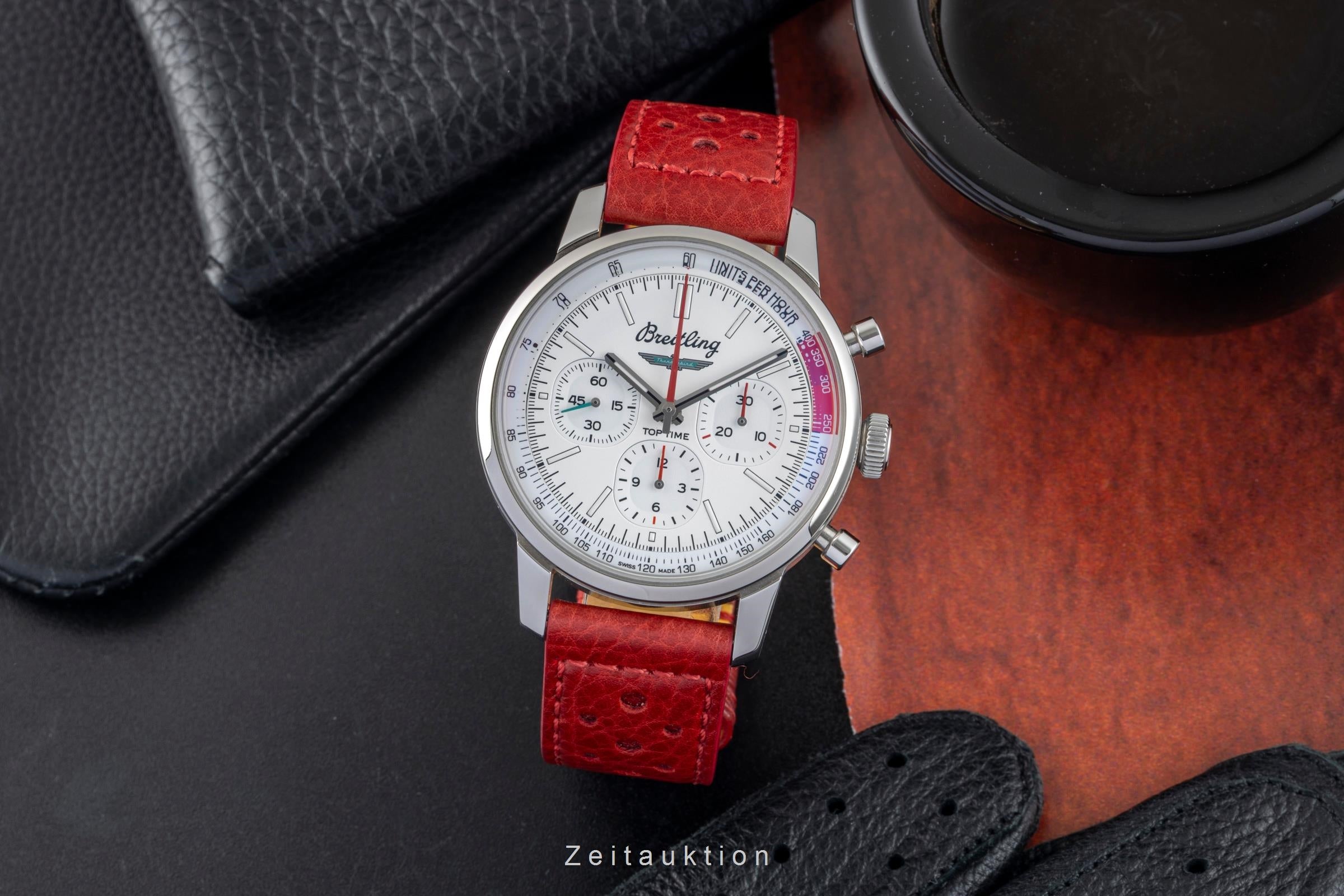 Breitling Top Time chronographe acier automatique montre pour hommes AB01766A1A1X1 LP: 7250EUR  [2602138]