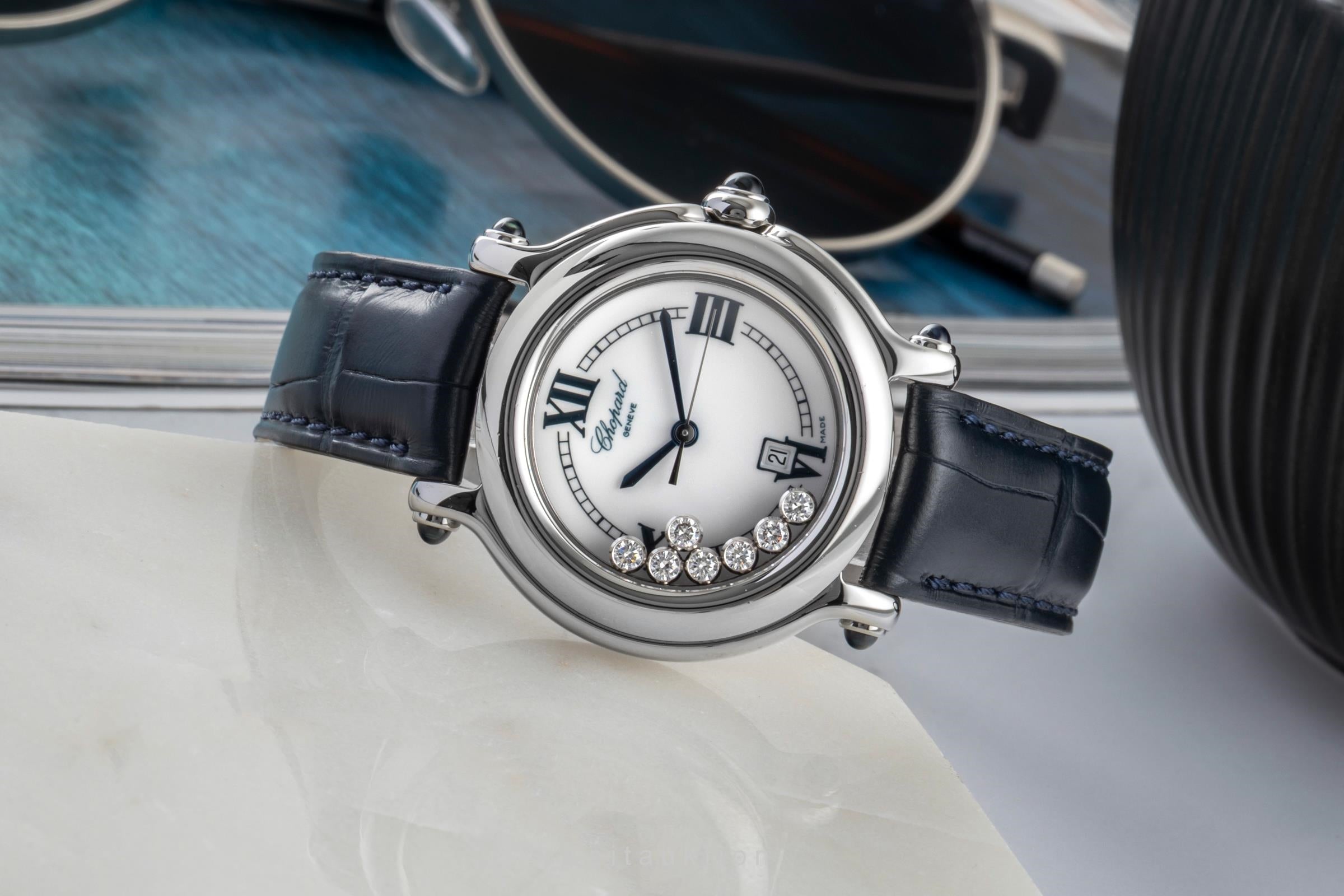 Chopard Happy Diamonds acero cuarzo reloj para damas  8236  [2602139]