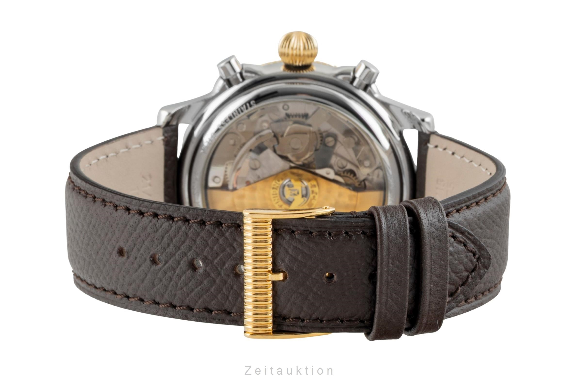 Longines Lindbergh Stundenwinkel cronografo acciaio / oro automatismo orologio da uomo 674.52.32  [2602141]
