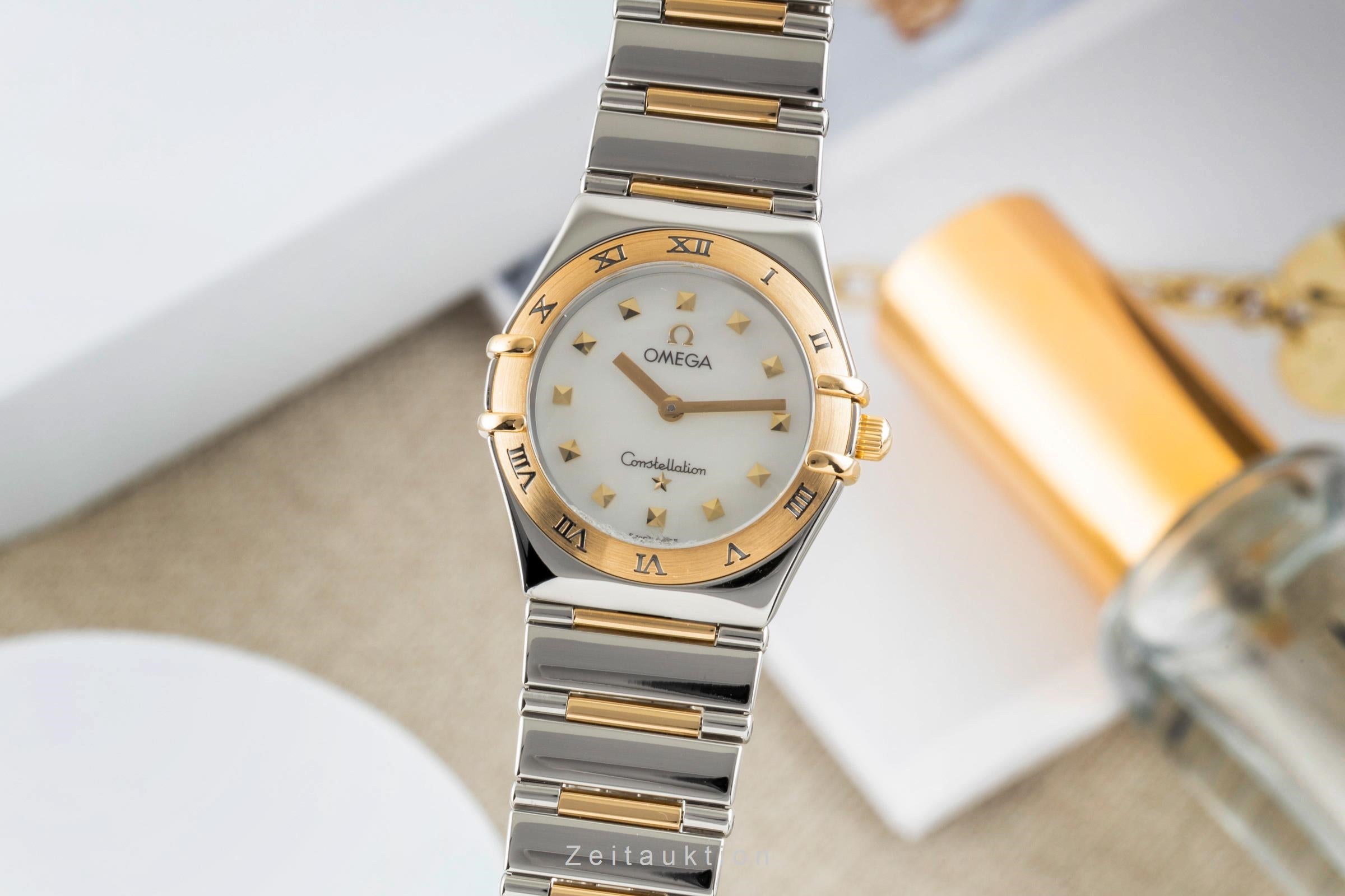 Omega Constellation acier / or  quartz montre pour femmes 1371.71.00  [2602143]
