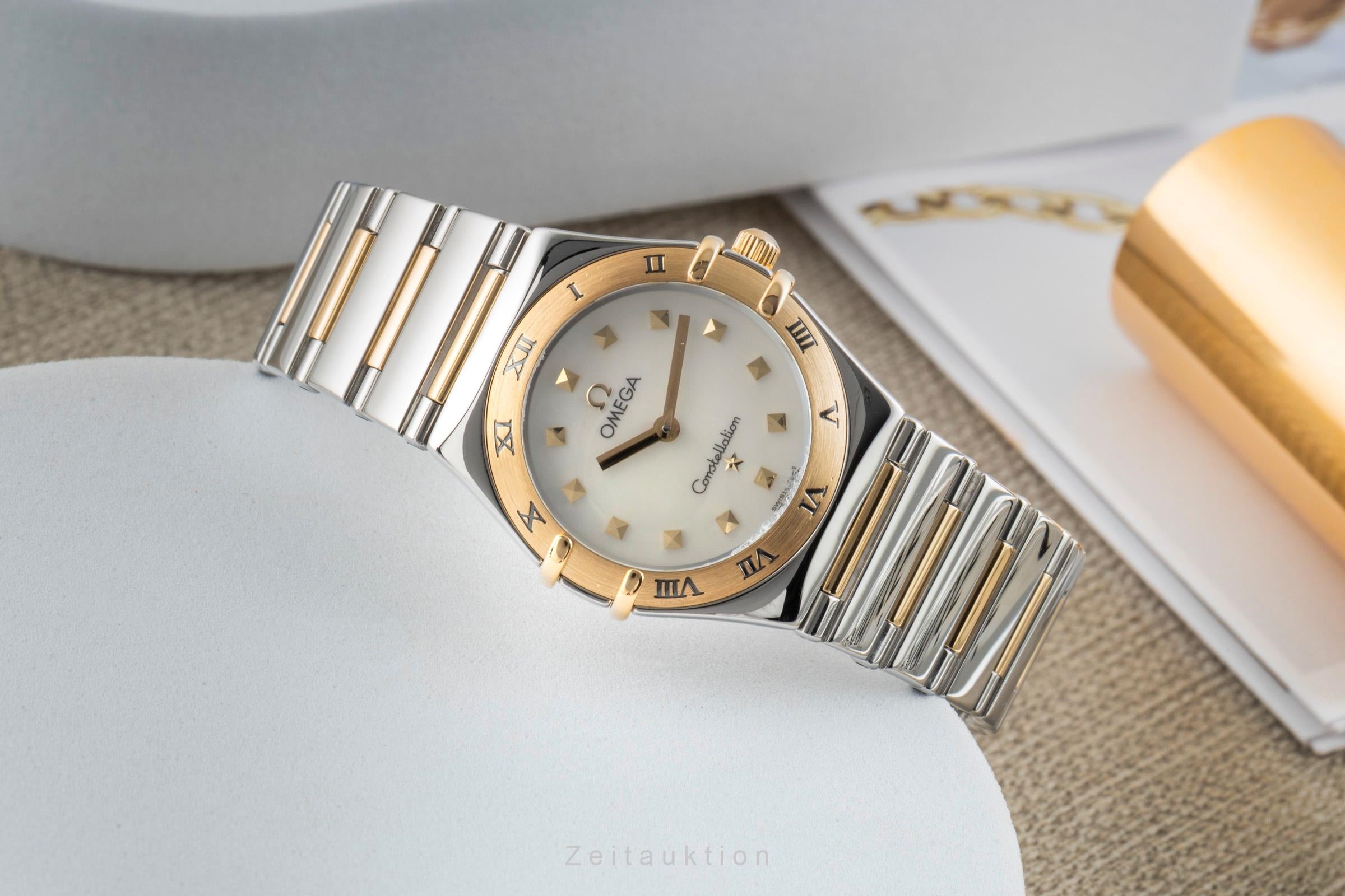 Omega Constellation acier / or  quartz montre pour femmes 1371.71.00  [2602143]