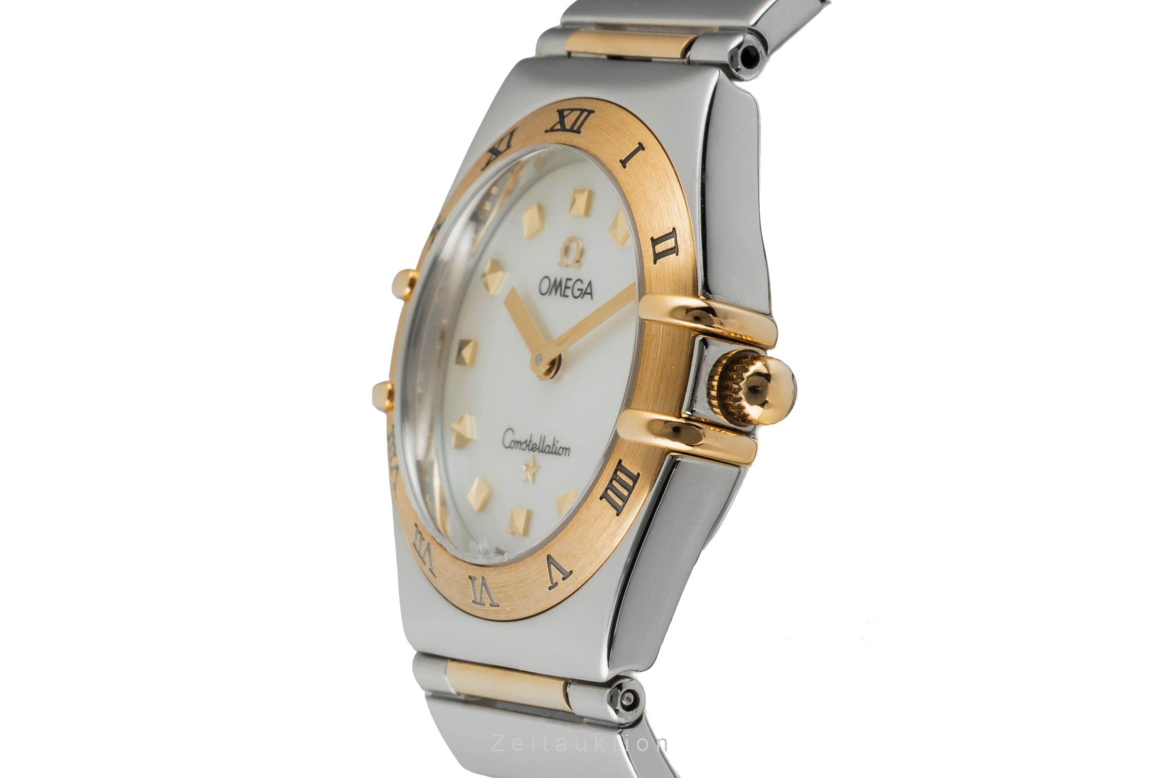 Omega Constellation acier / or  quartz montre pour femmes 1371.71.00  [2602143]